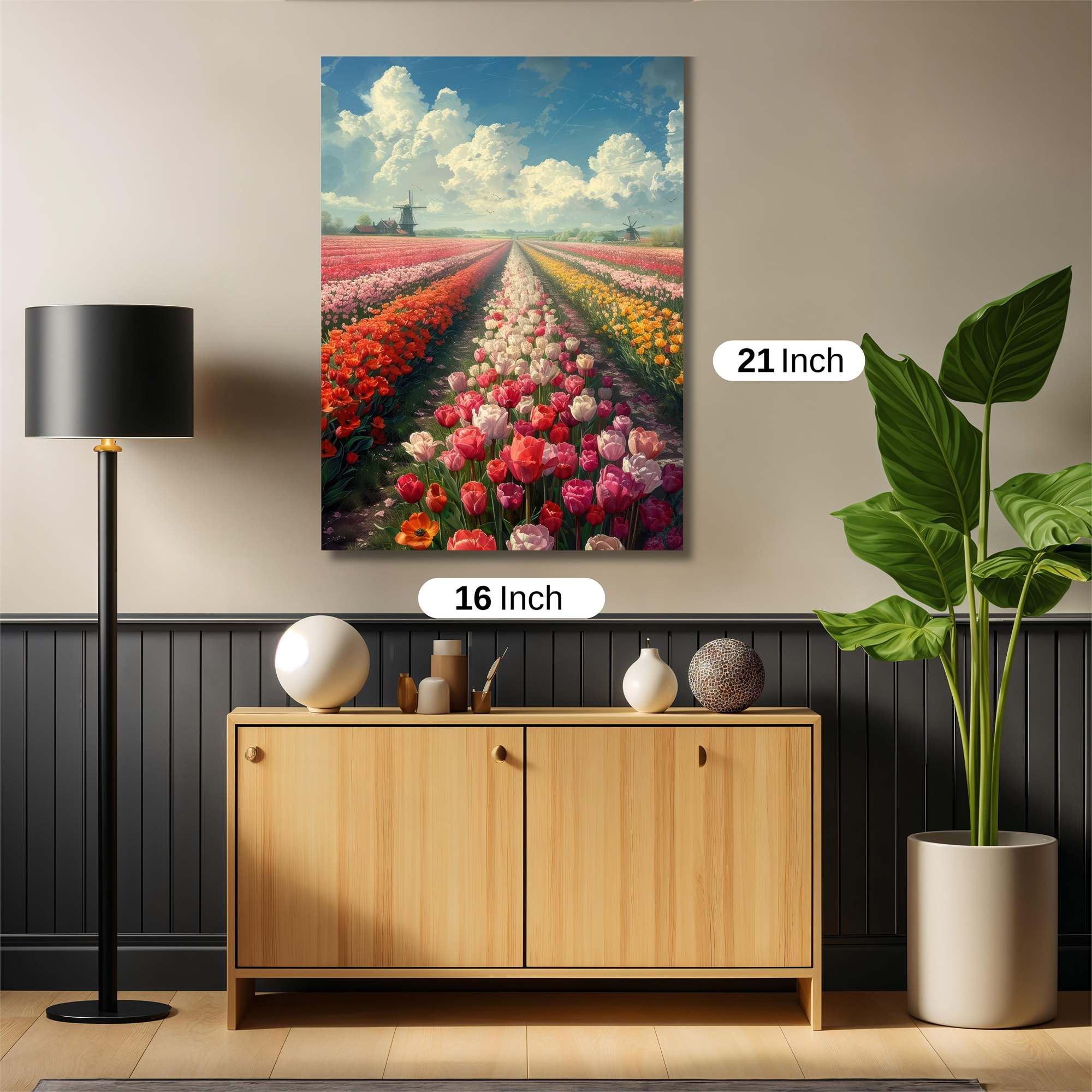 Tulip Tranquility Safe Wall Magnetic / M