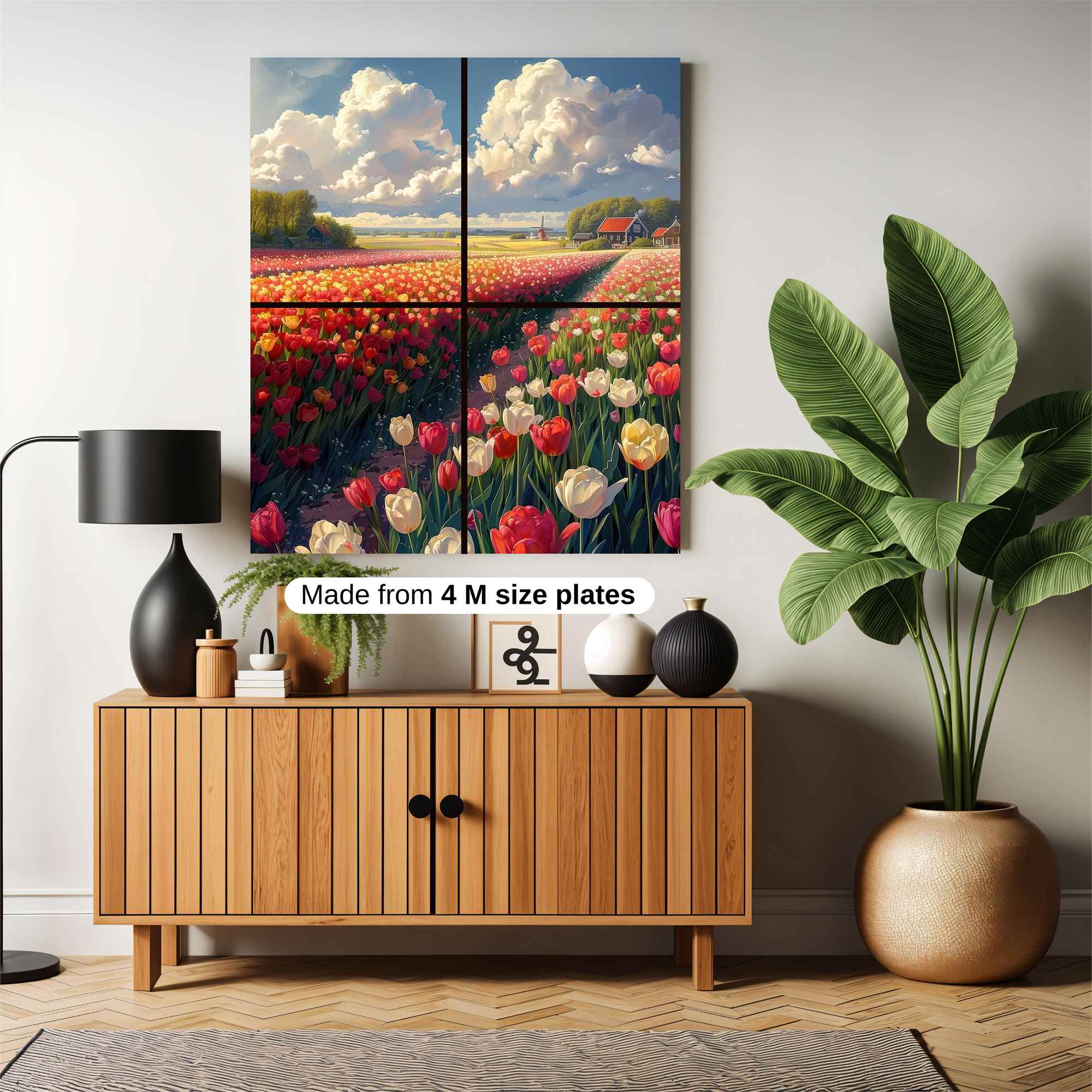 Tulip Tranquility Safe Wall Magnetic / M