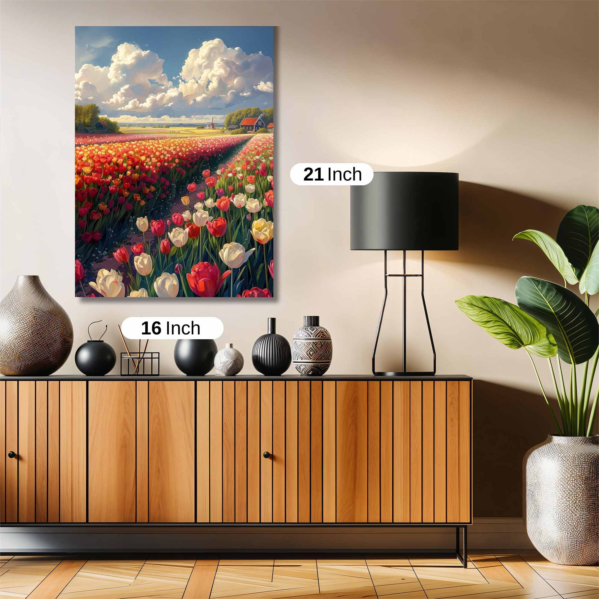 Tulip Tranquility Safe Wall Magnetic / M