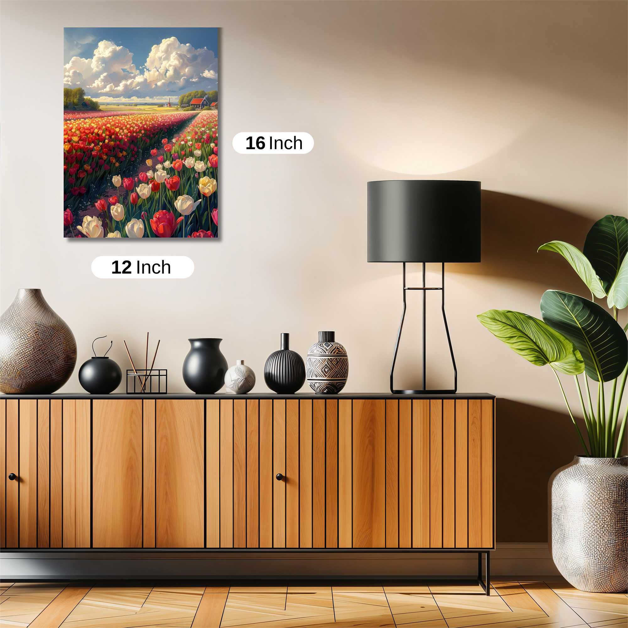 Tulip Tranquility Safe Wall Magnetic / M