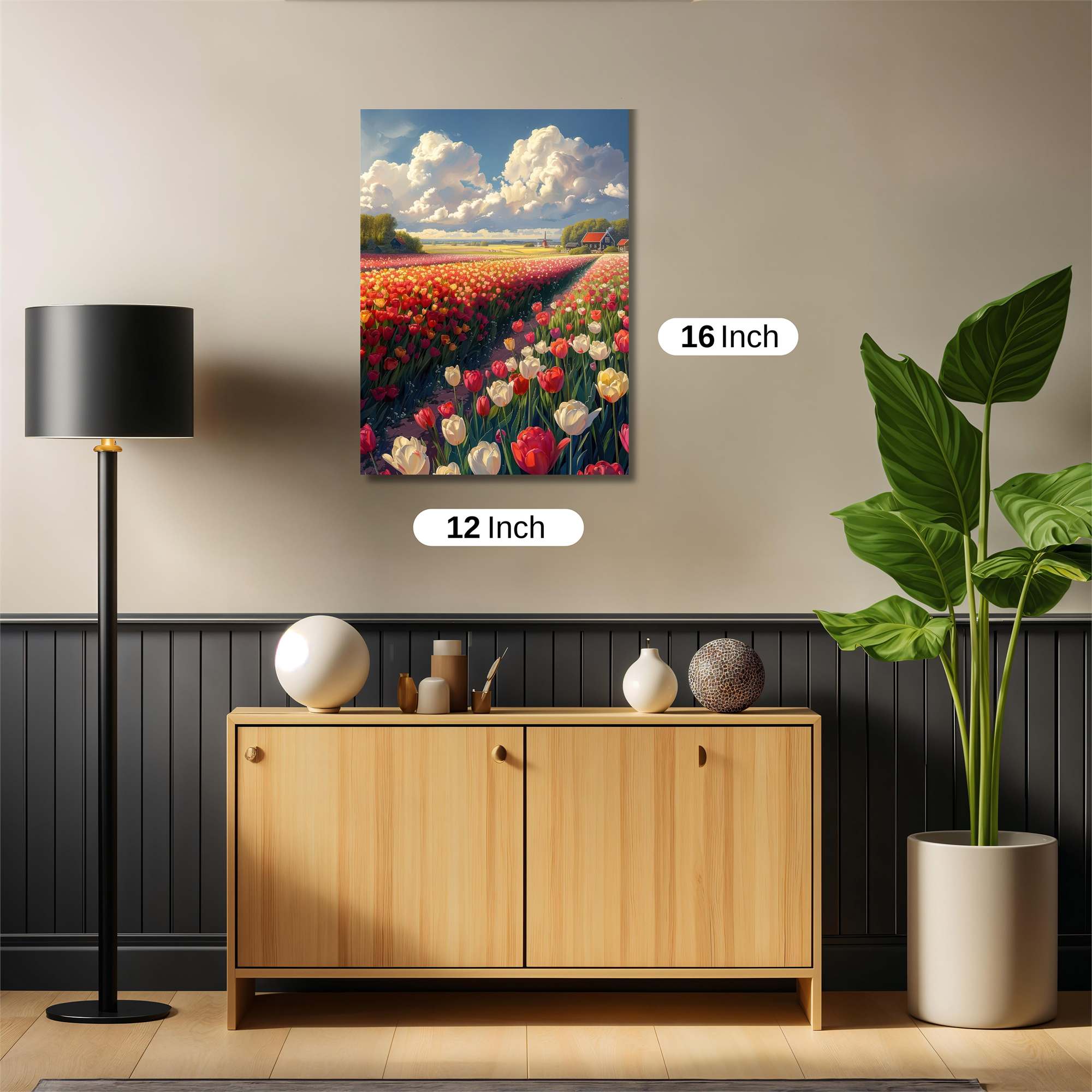 Tulip Tranquility Safe Wall Magnetic / M
