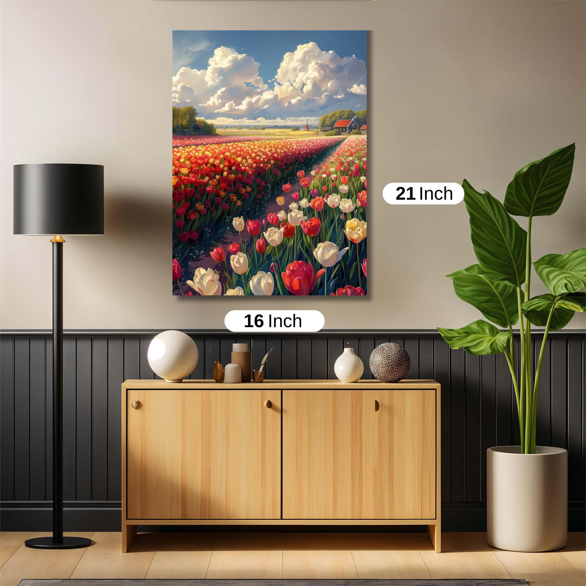 Tulip Tranquility Safe Wall Magnetic / M