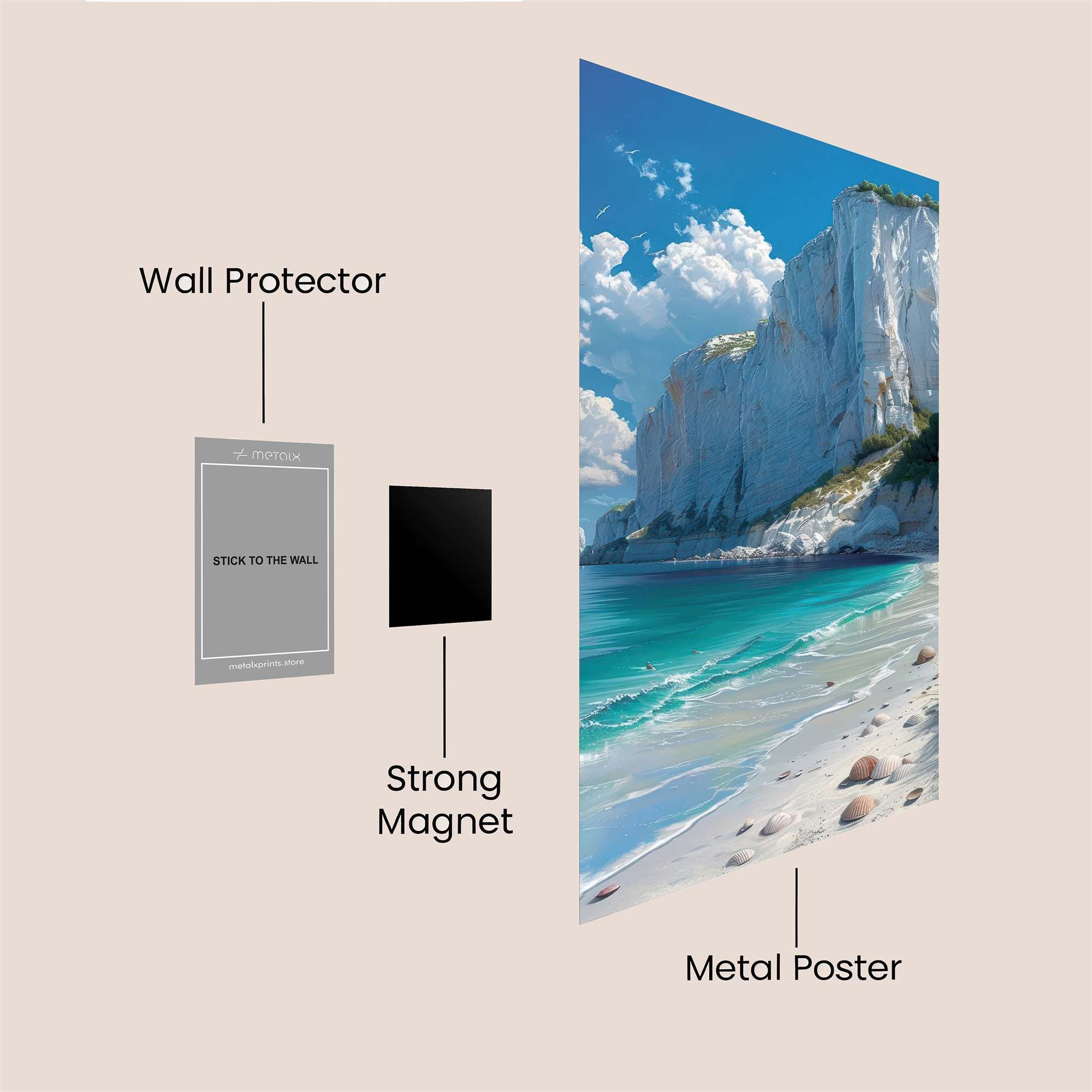 Dover Dream Safe Wall Magnetic / M