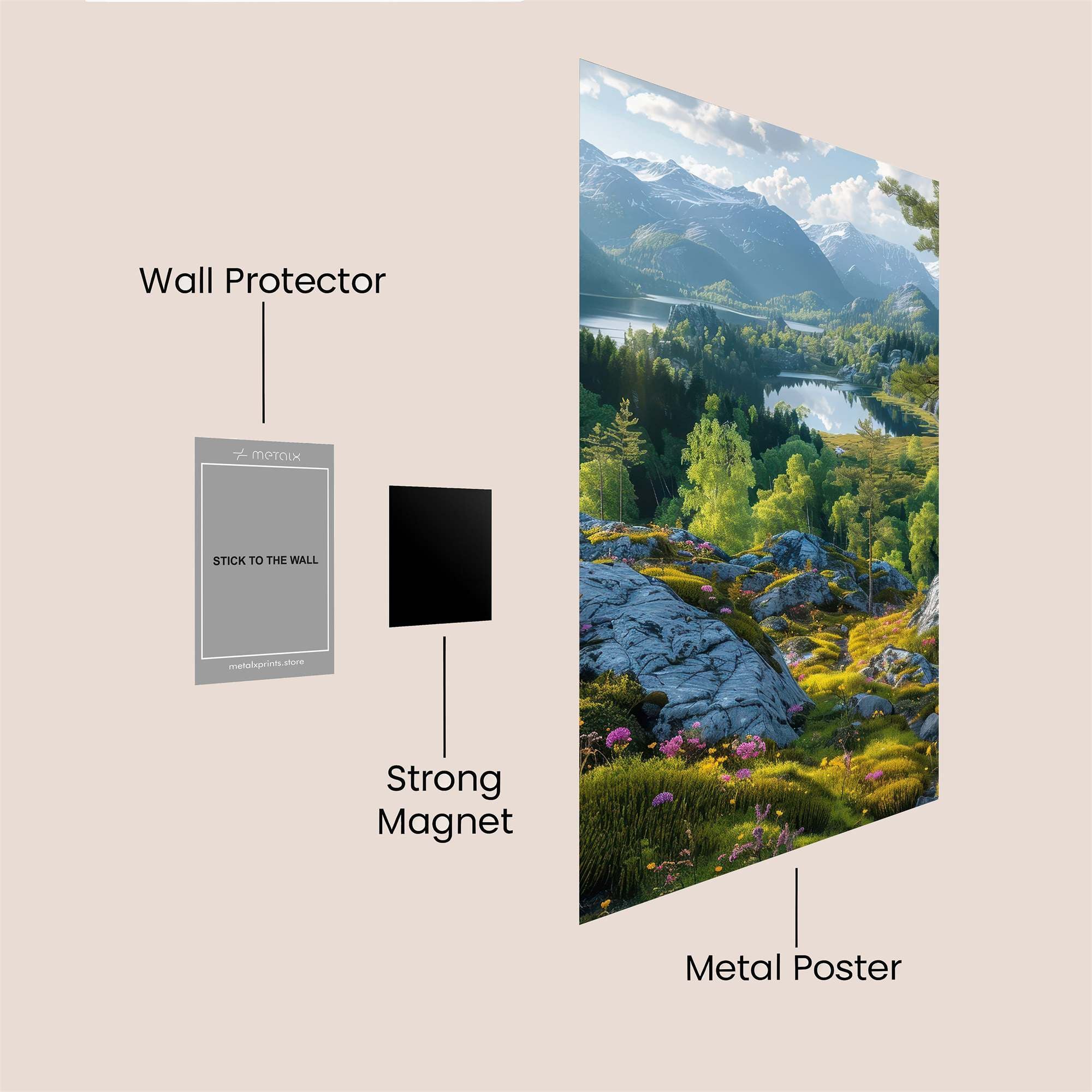 Alpine Serenity Safe Wall Magnetic / M