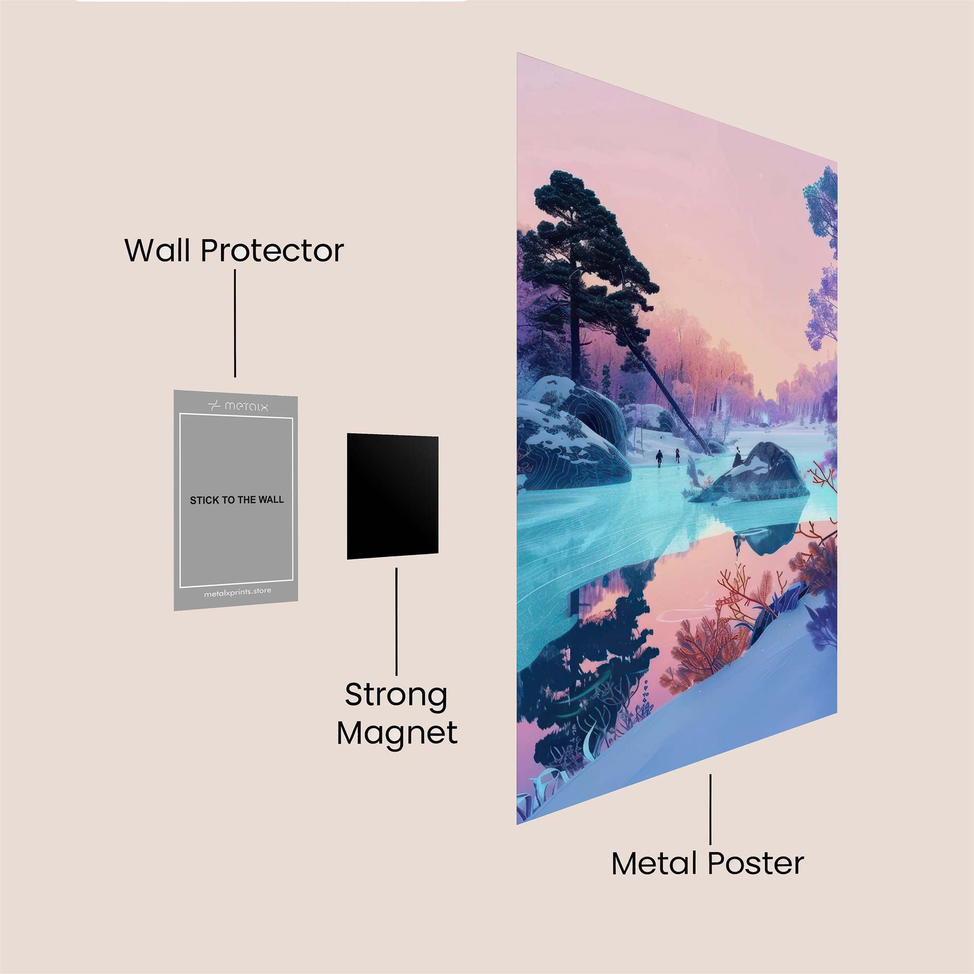 Twilight Serenity Safe Wall Magnetic / M