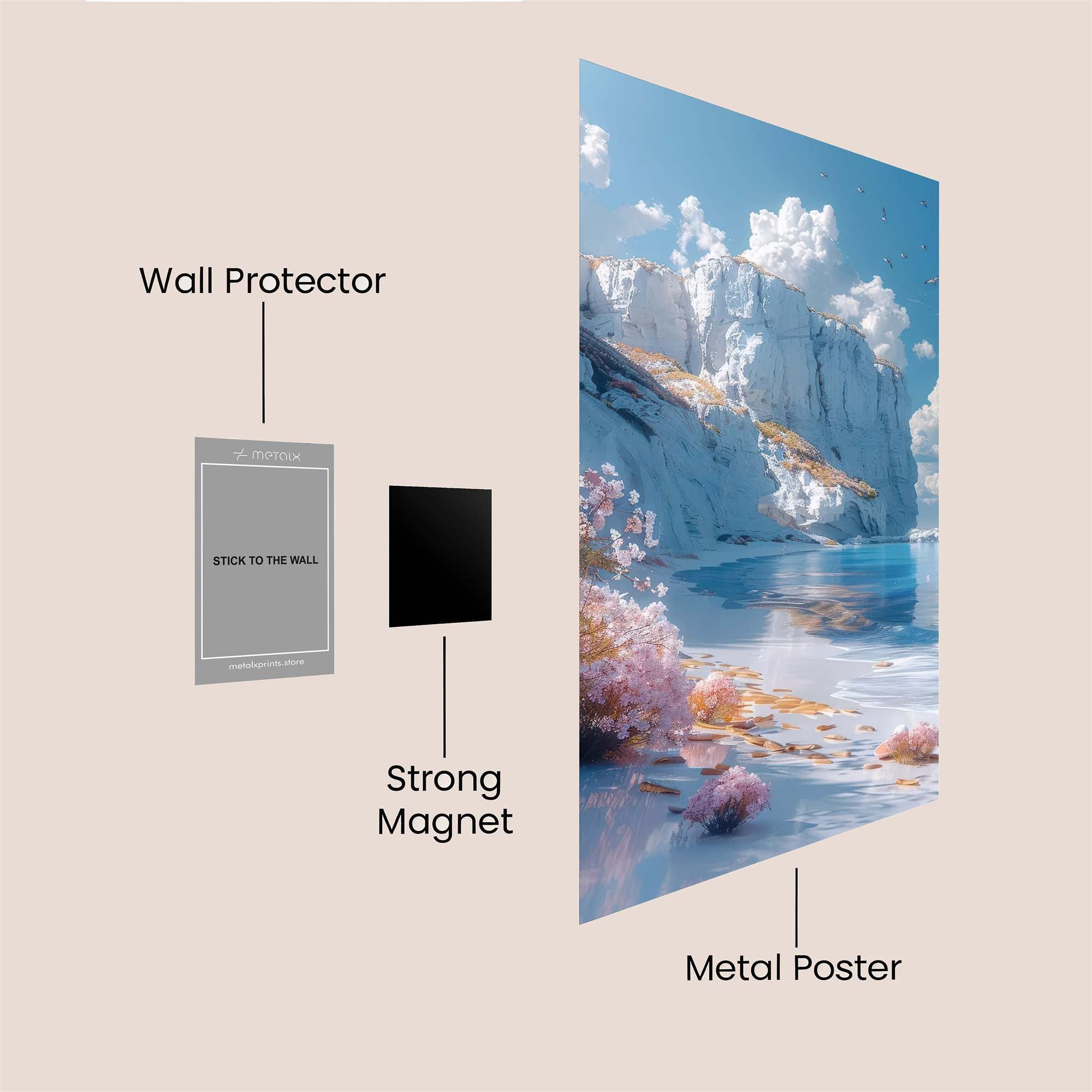 Cliffs Dreamscape Safe Wall Magnetic / M