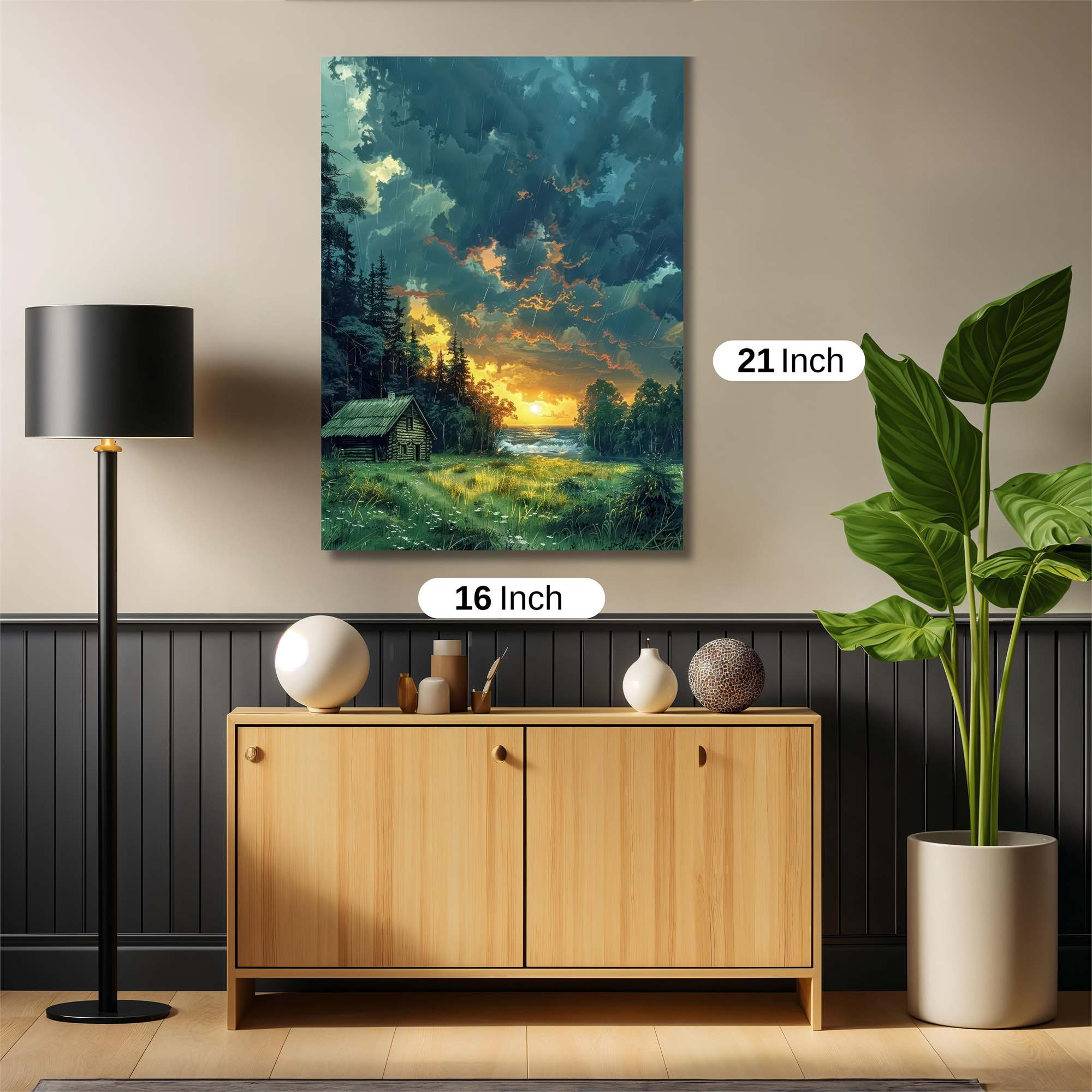 Cabin Serenity Safe Wall Magnetic / M