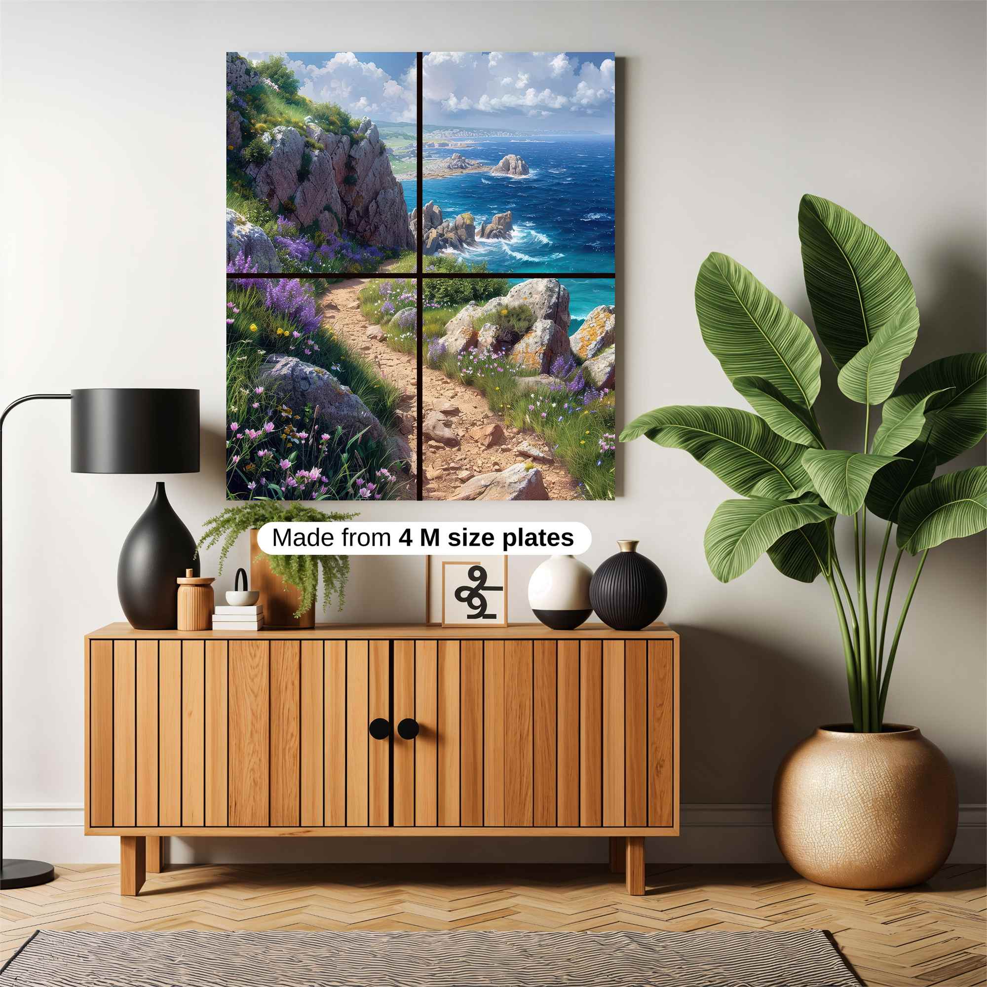 Coastal Serenity Safe Wall Magnetic / M