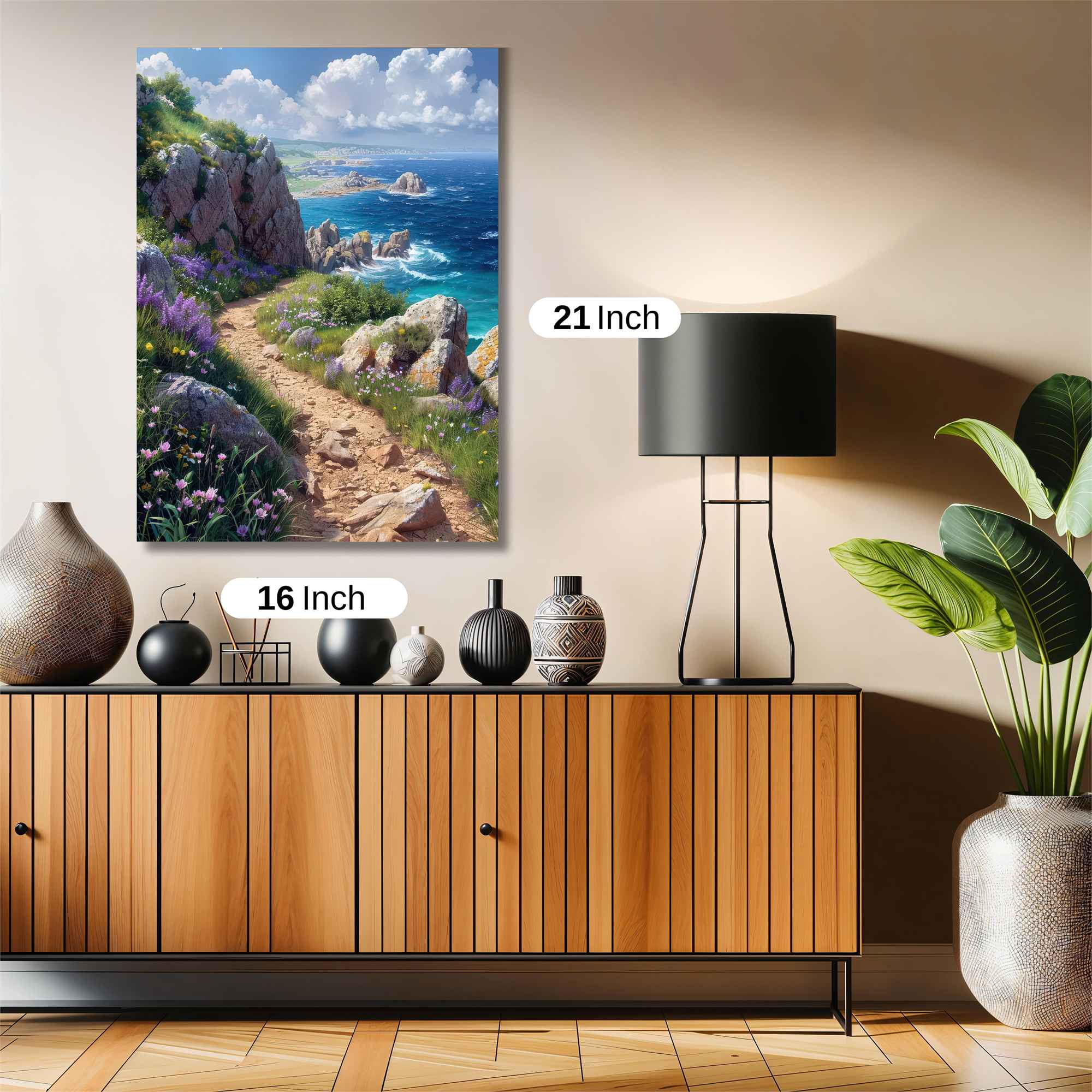 Coastal Serenity Safe Wall Magnetic / M