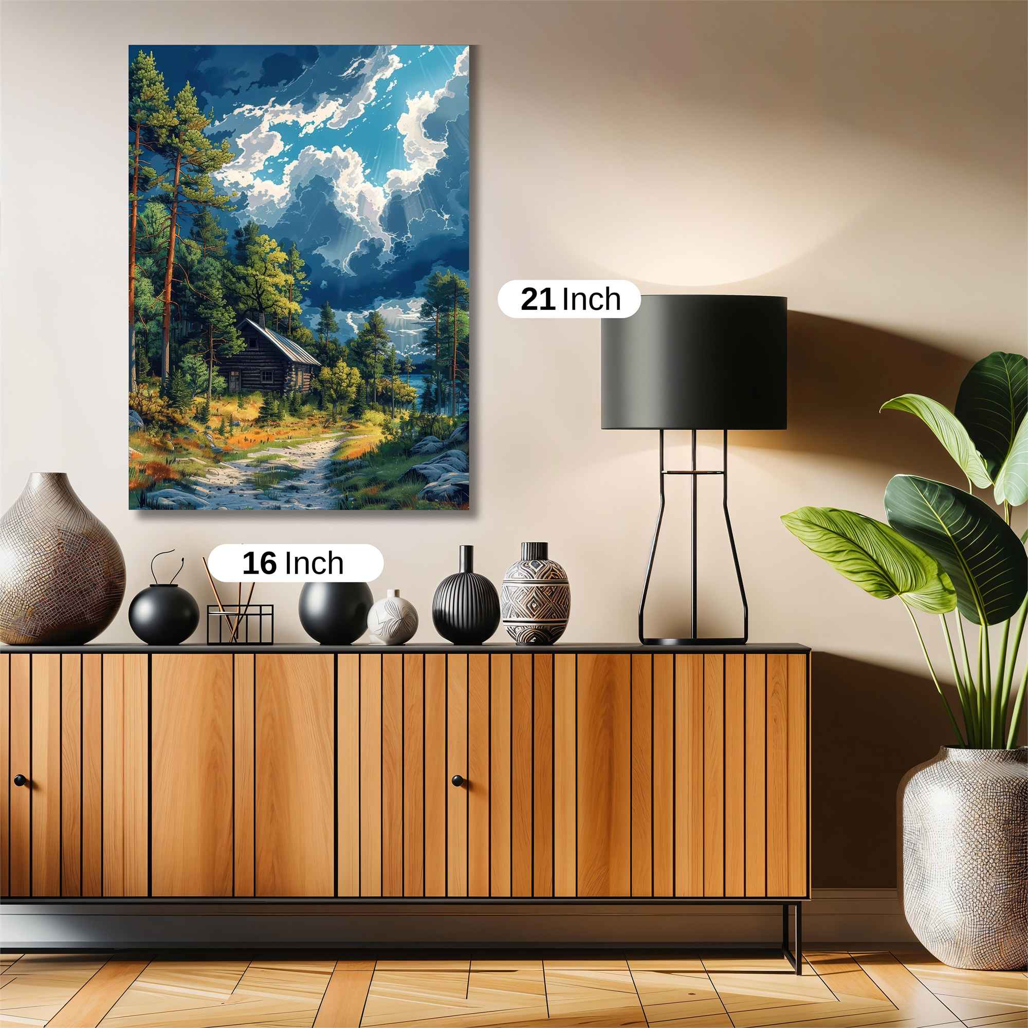 Cabin Serenity Safe Wall Magnetic / M