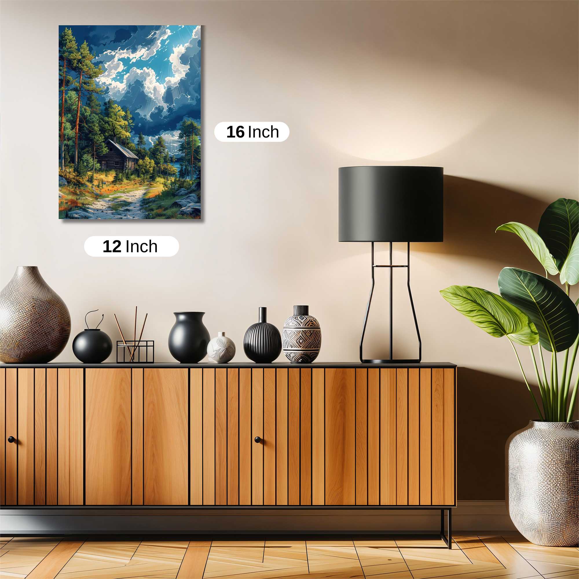 Cabin Serenity Safe Wall Magnetic / M