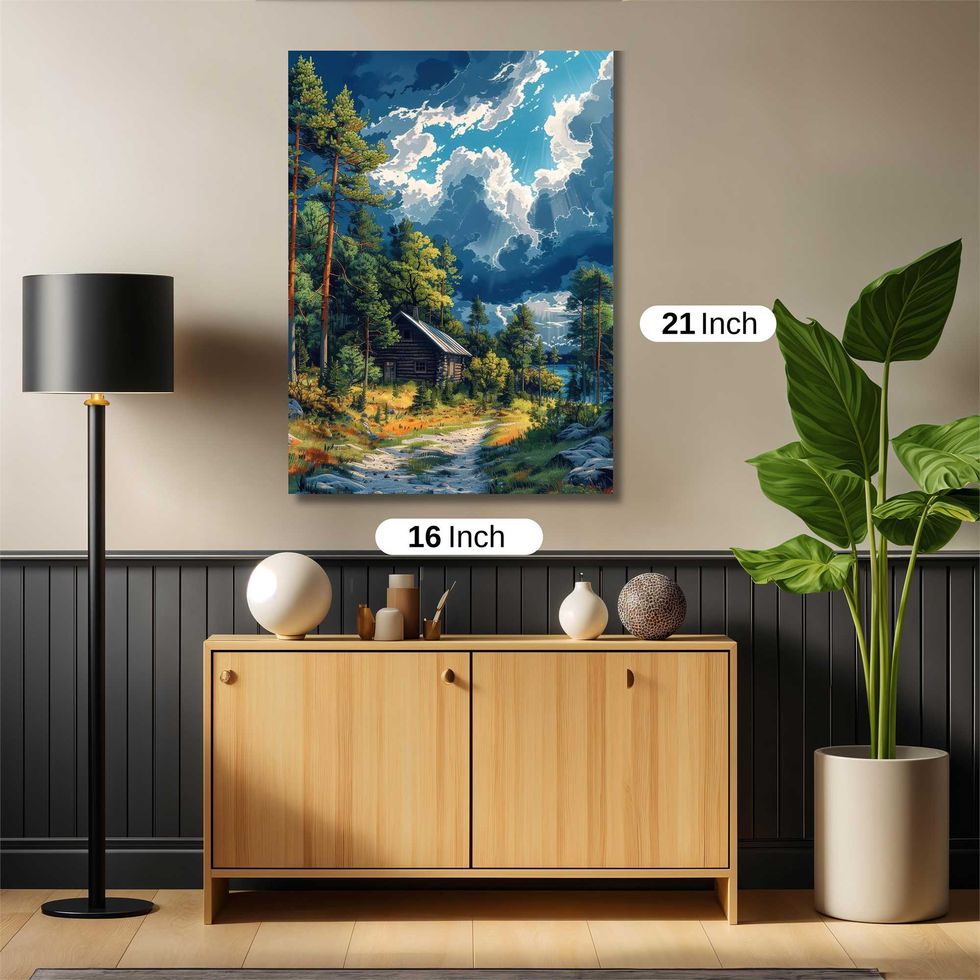 Cabin Serenity Safe Wall Magnetic / M