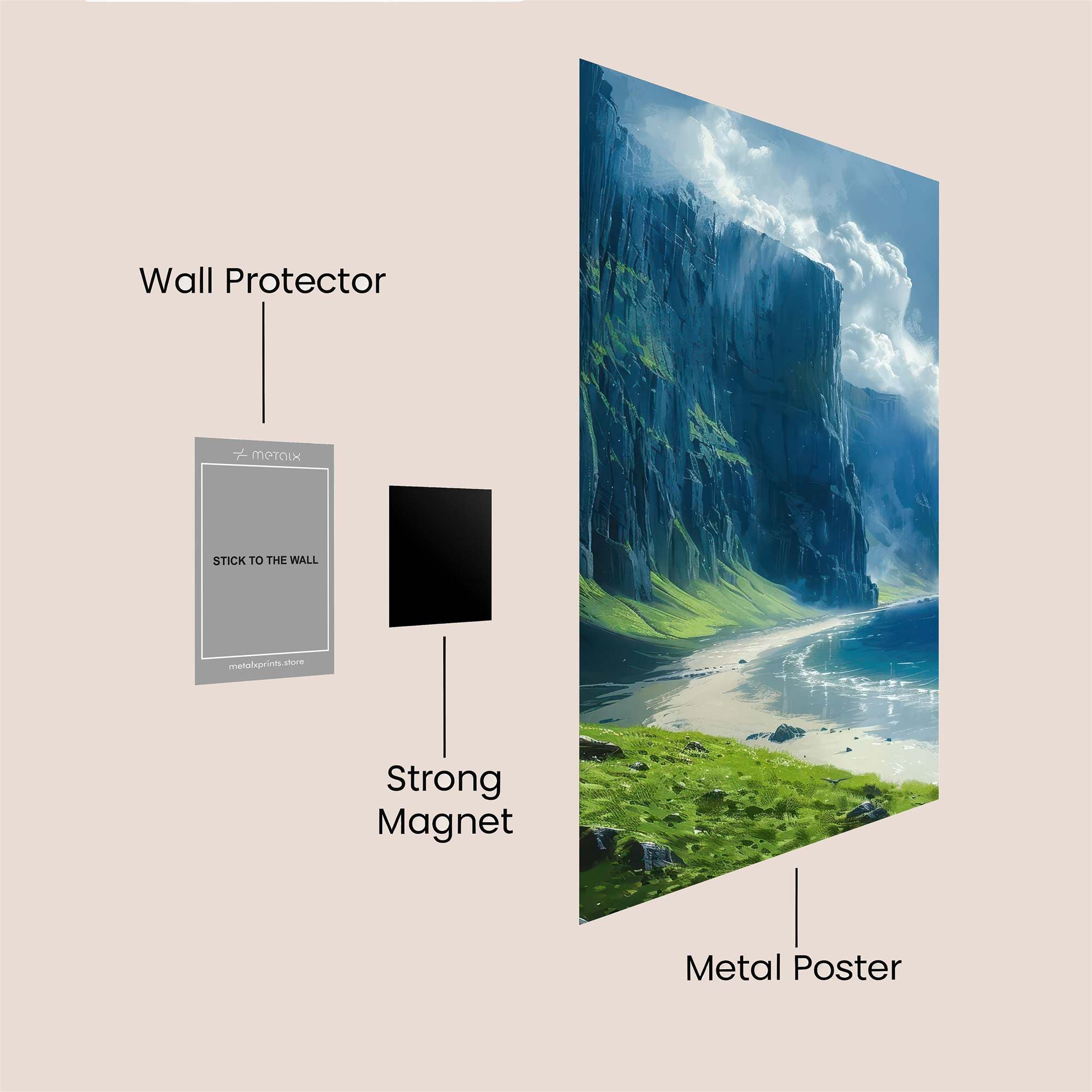Cliff Serenity Safe Wall Magnetic / M