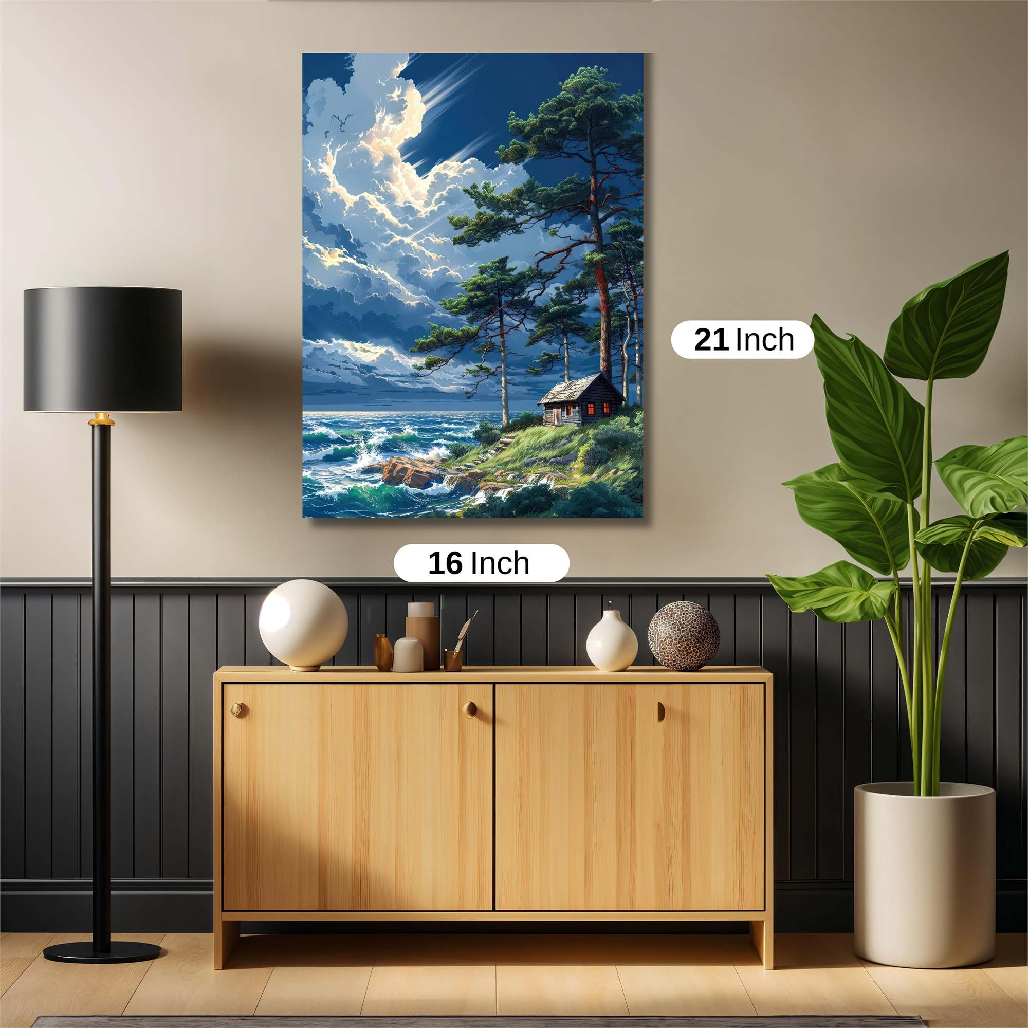 Cabin Serenity Safe Wall Magnetic / M