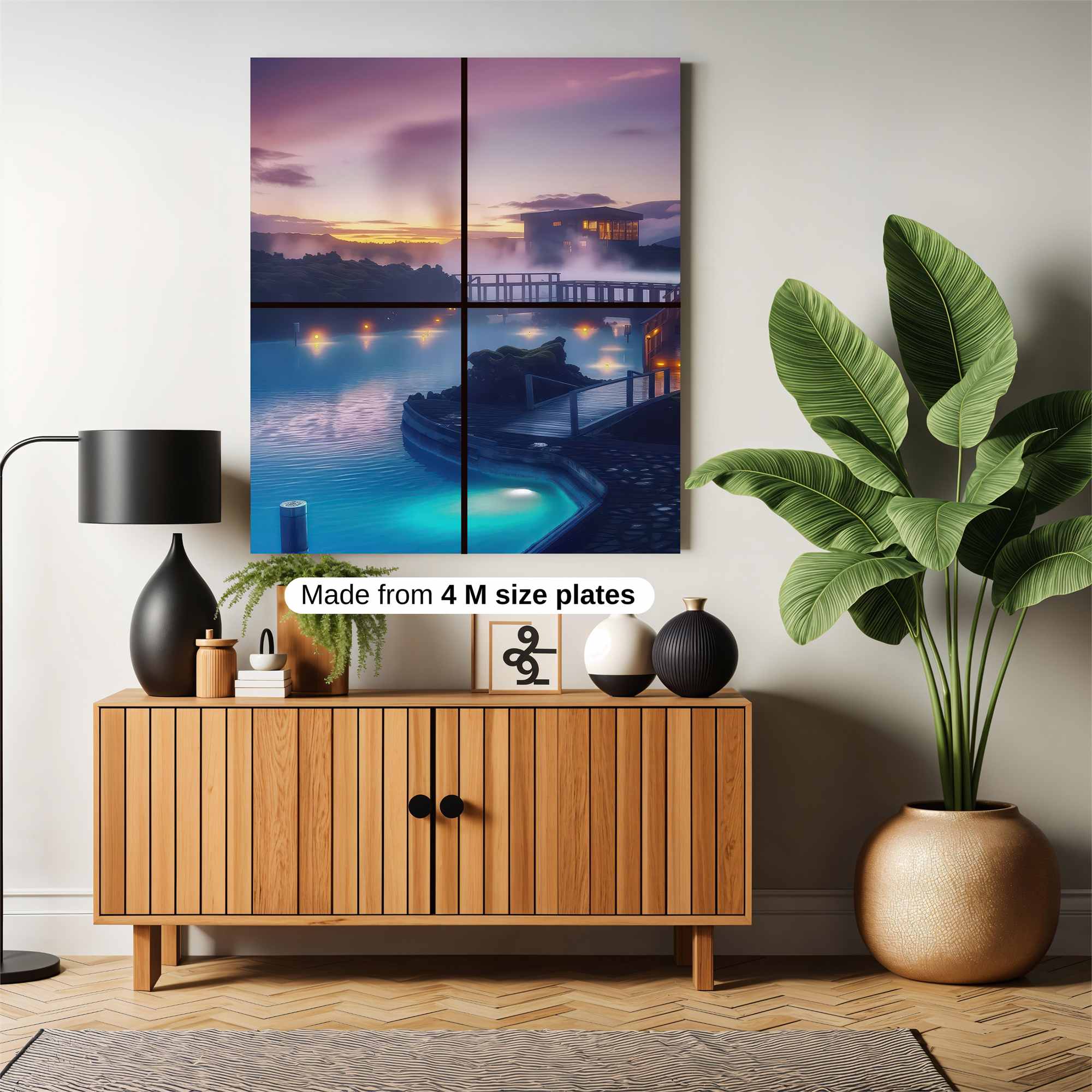 Blue Tranquility Safe Wall Magnetic / M