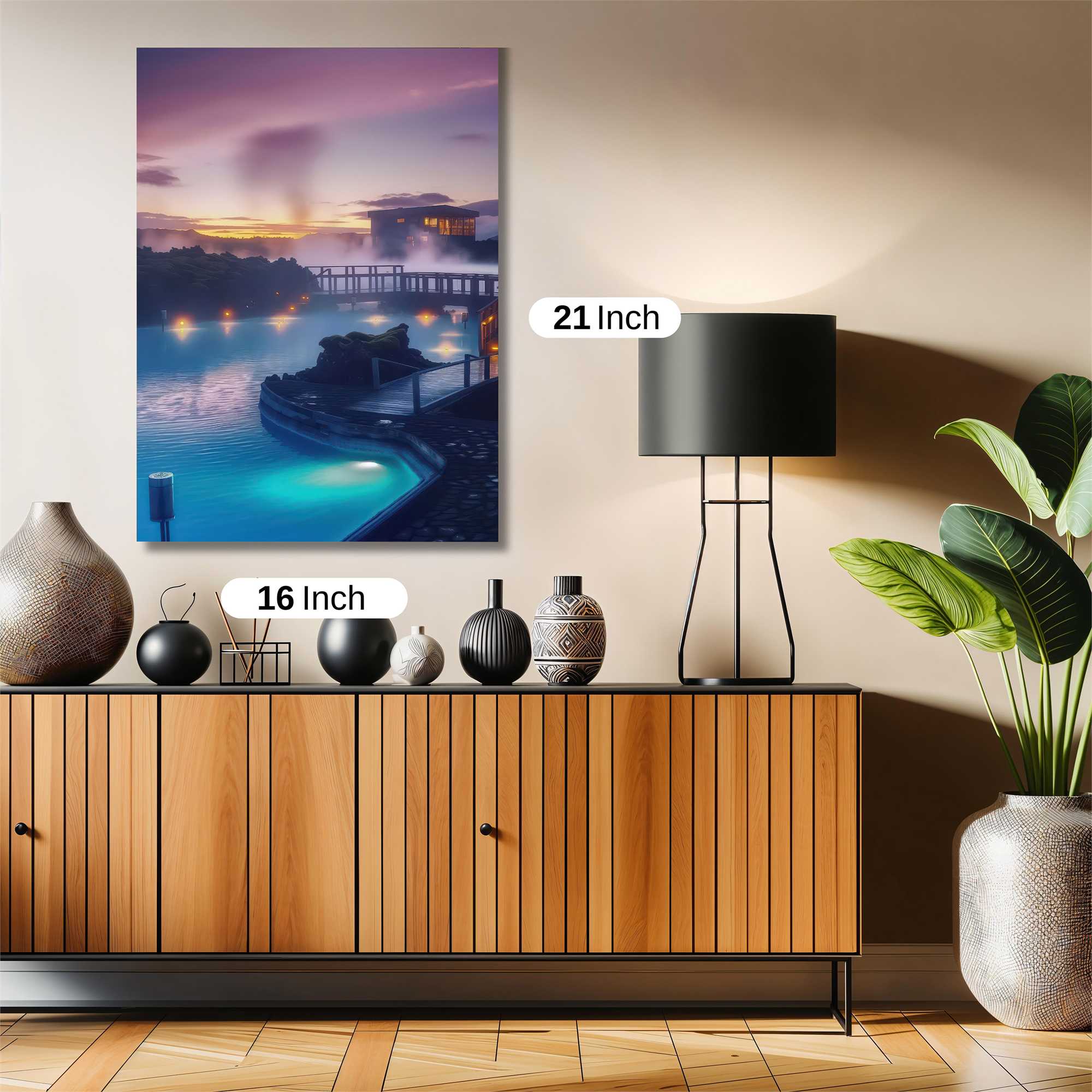 Blue Tranquility Safe Wall Magnetic / M