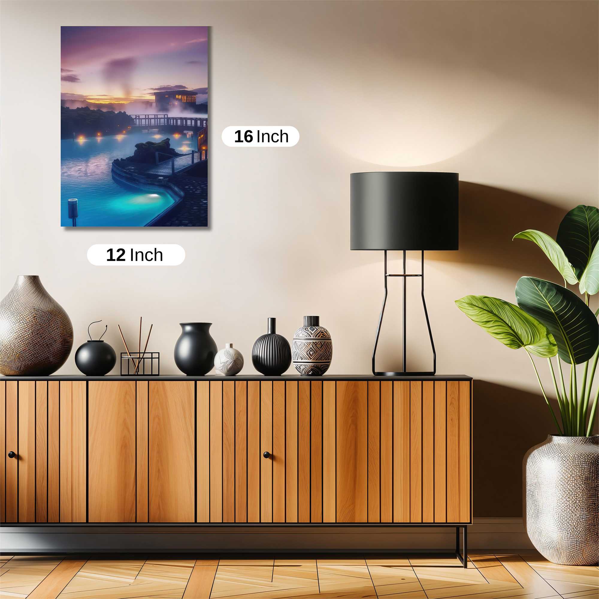 Blue Tranquility Safe Wall Magnetic / M