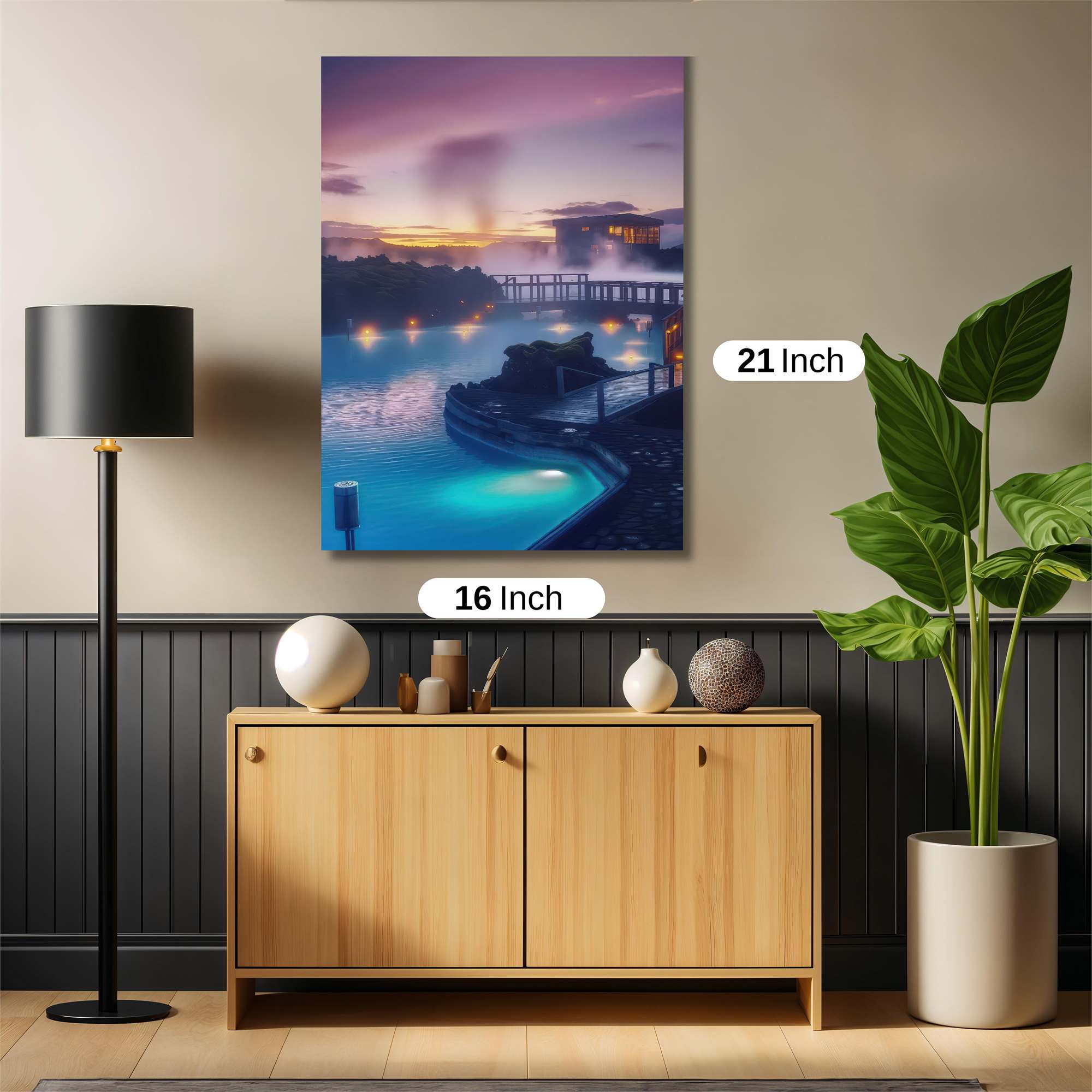 Blue Tranquility Safe Wall Magnetic / M