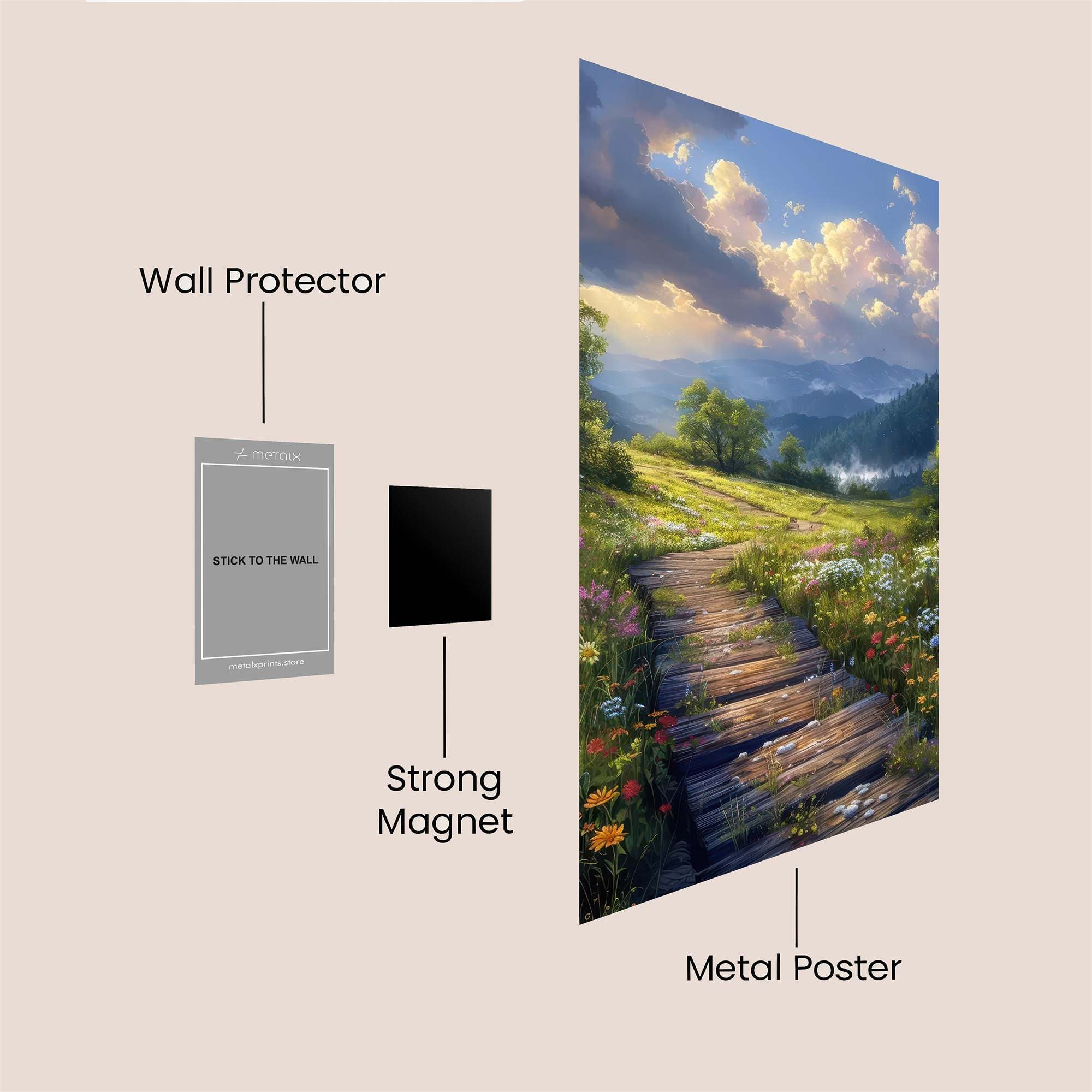 Nature's Bliss Safe Wall Magnetic / M