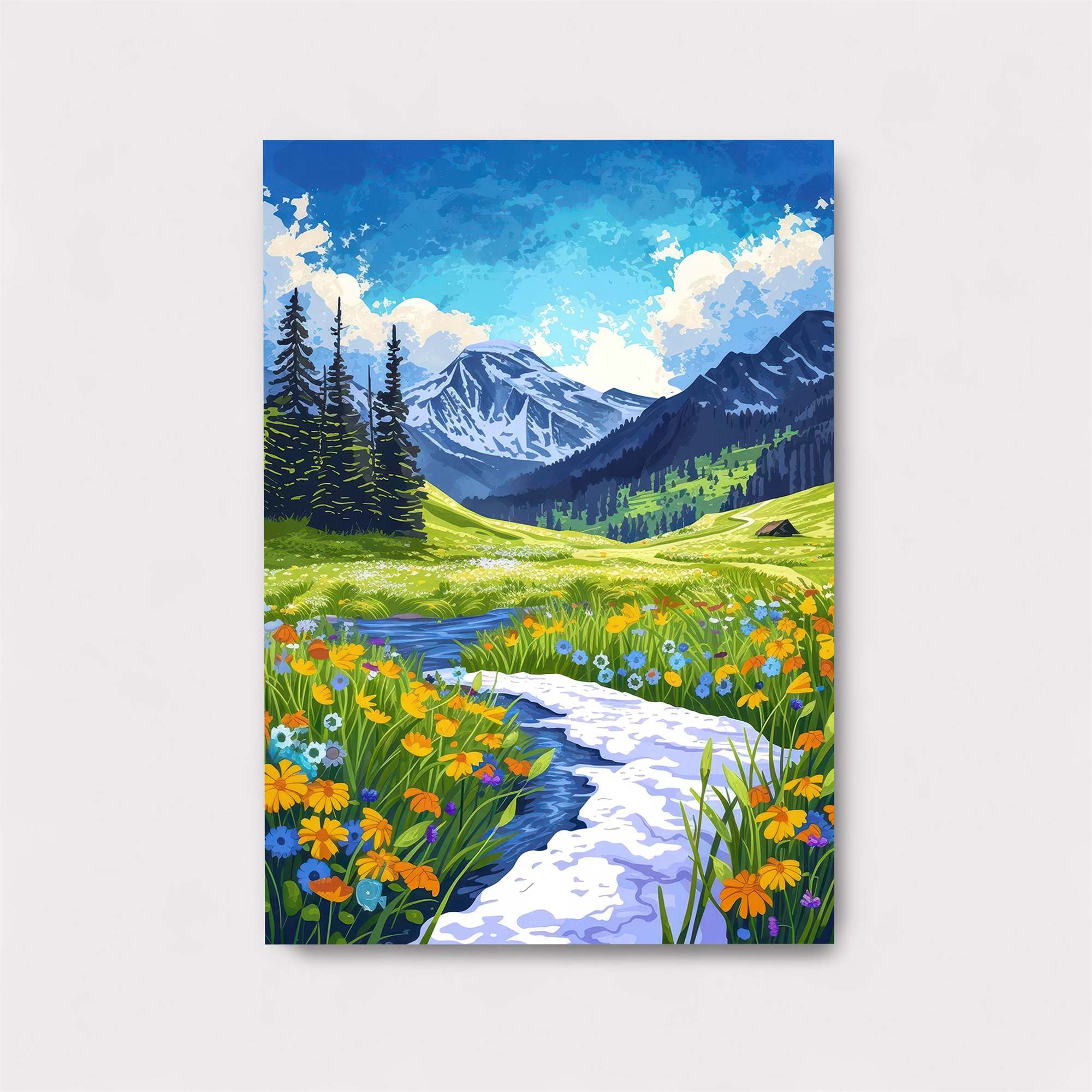 Alpine Bliss Safe Wall Magnetic / M
