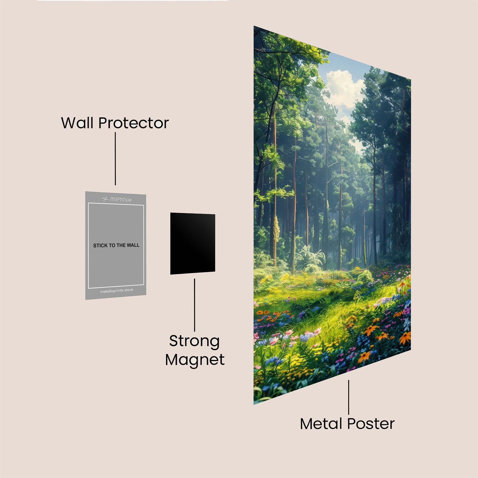 Forest Enchantment Safe Wall Magnetic / M