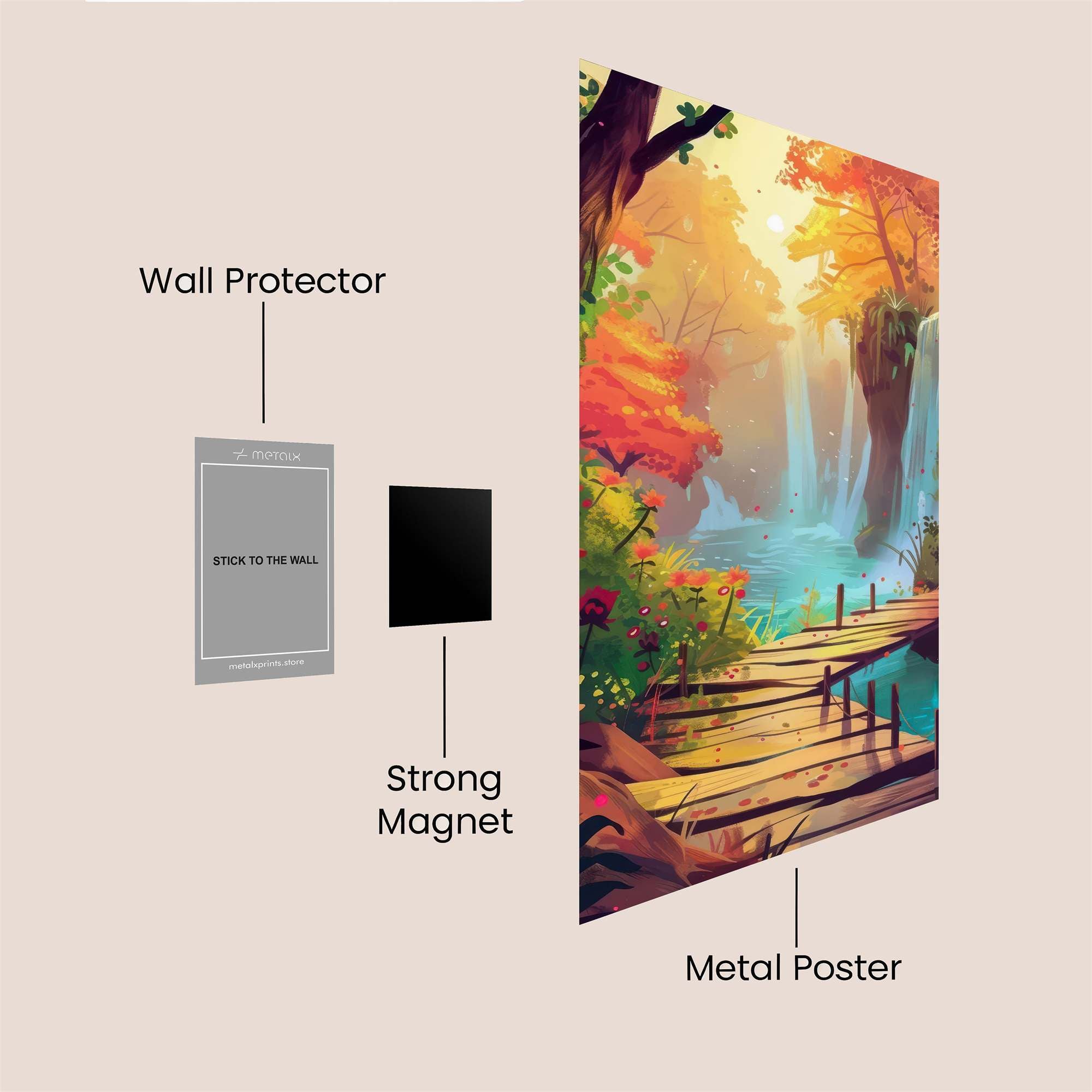 Autumn Serenity Safe Wall Magnetic / M