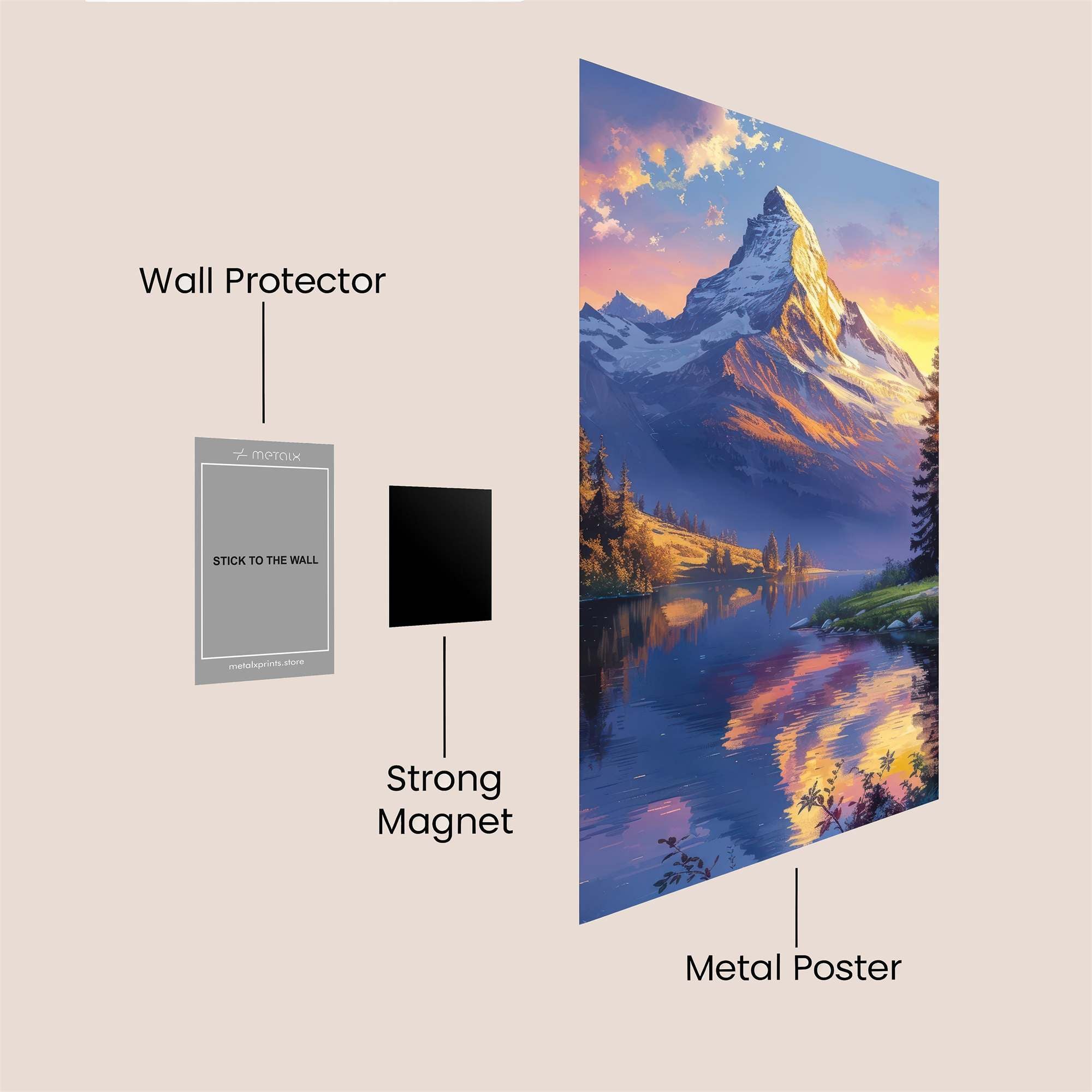 Matterhorn Serenity Safe Wall Magnetic / M