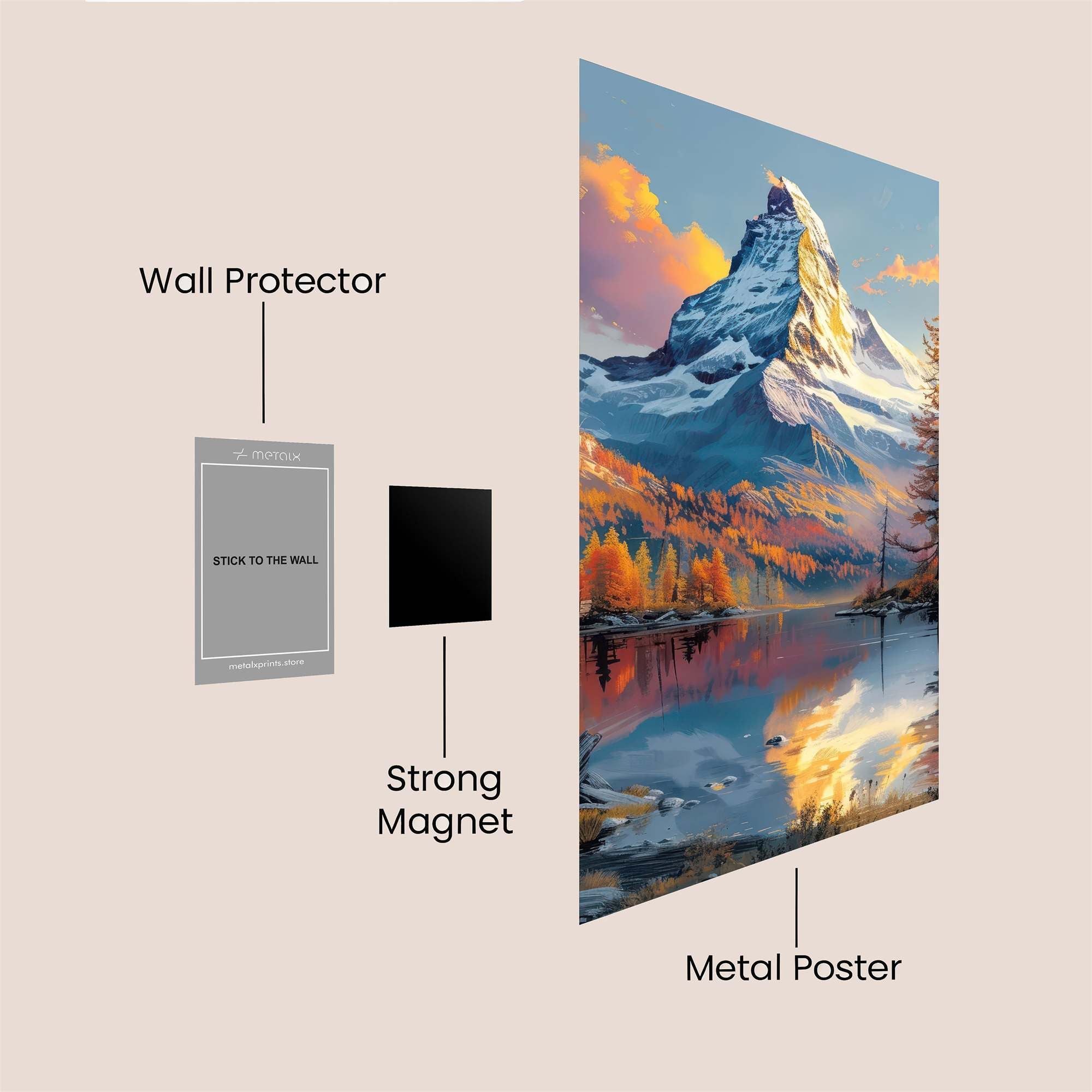 Matterhorn Radiant Safe Wall Magnetic / M