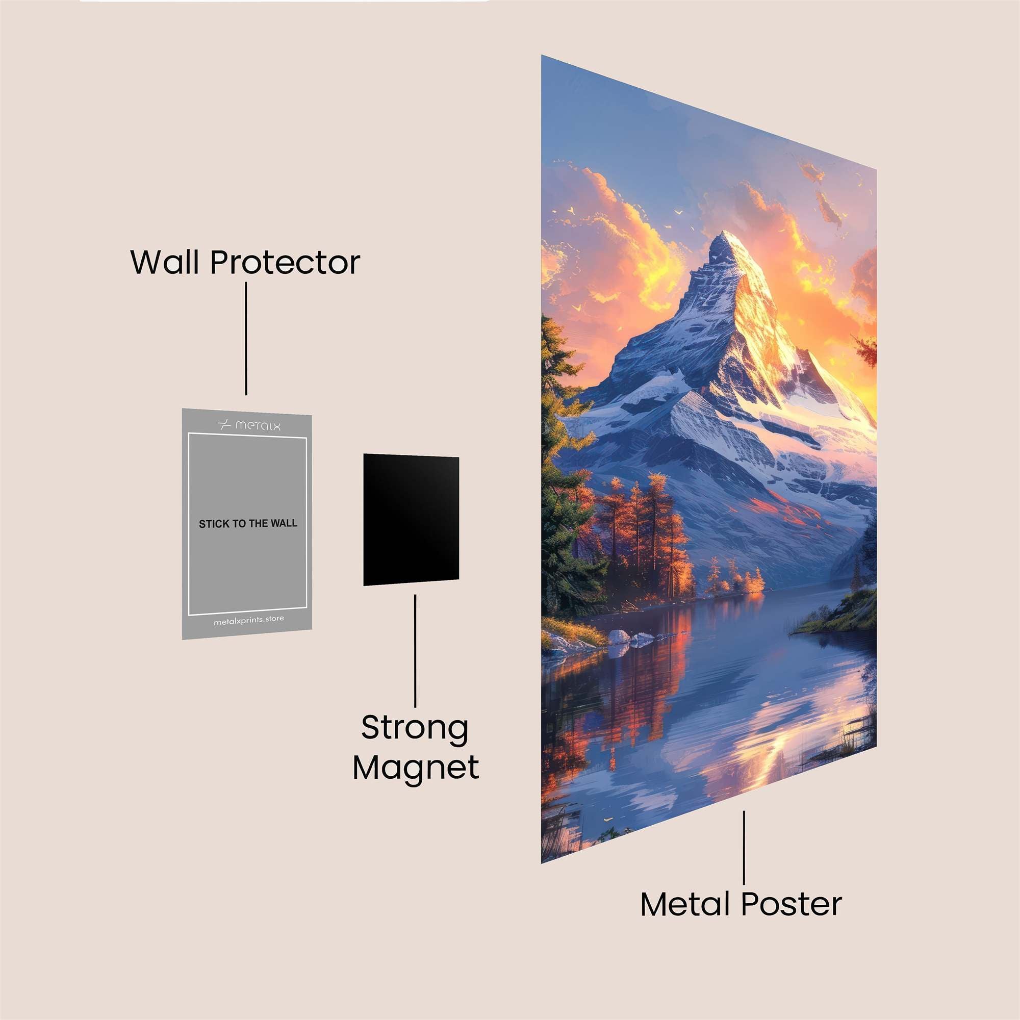 Matterhorn Radiant Safe Wall Magnetic / M