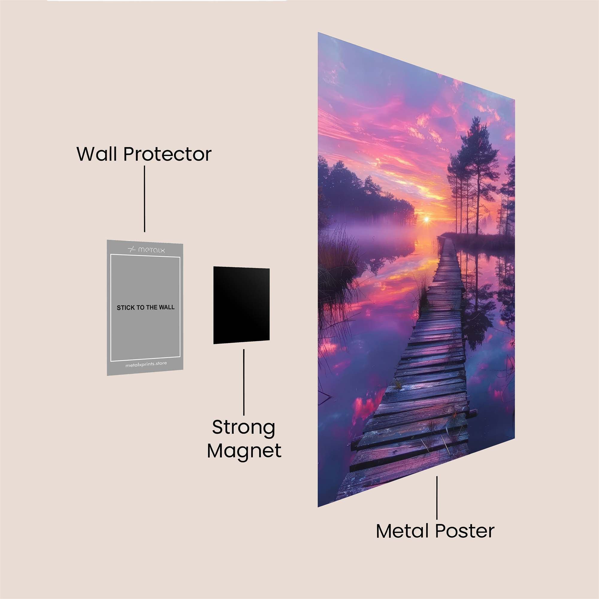 Twilight Tranquil Safe Wall Magnetic / M