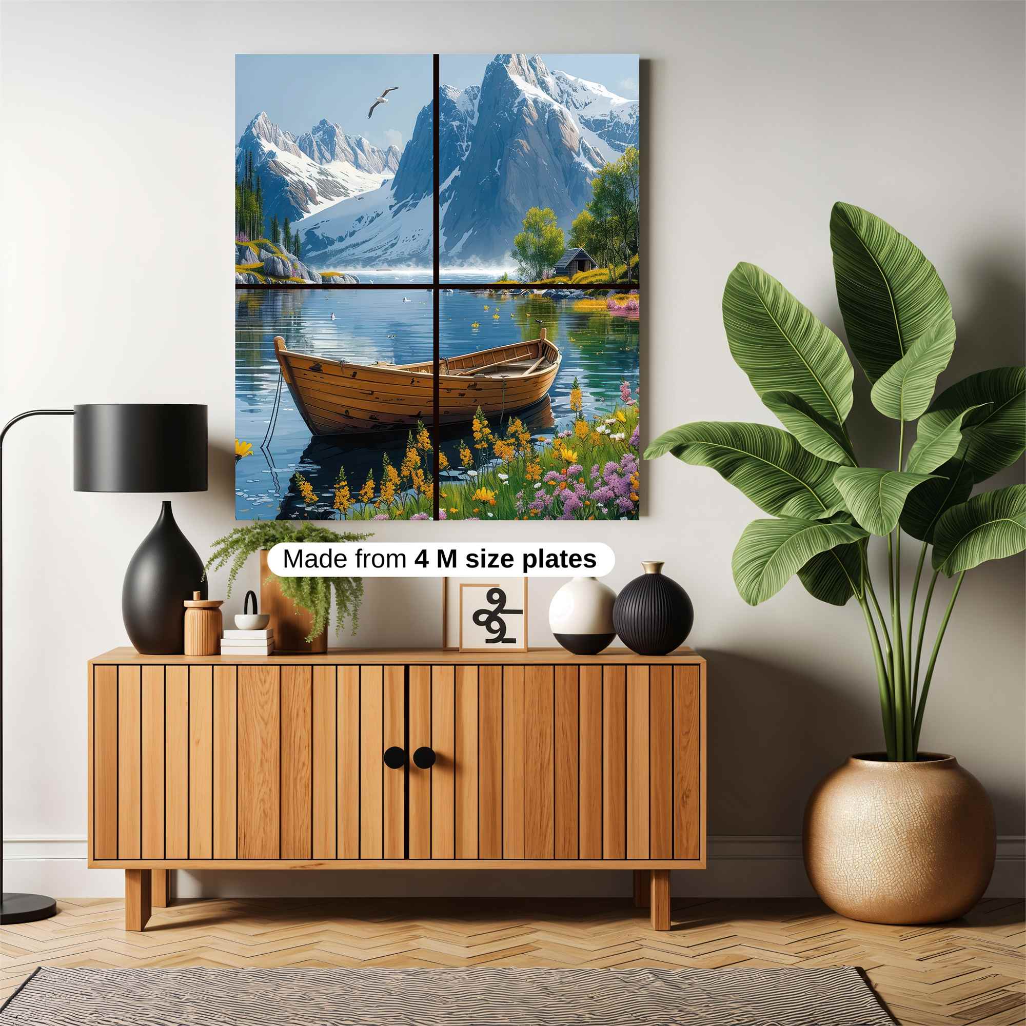 Mountain Serenity Safe Wall Magnetic / M
