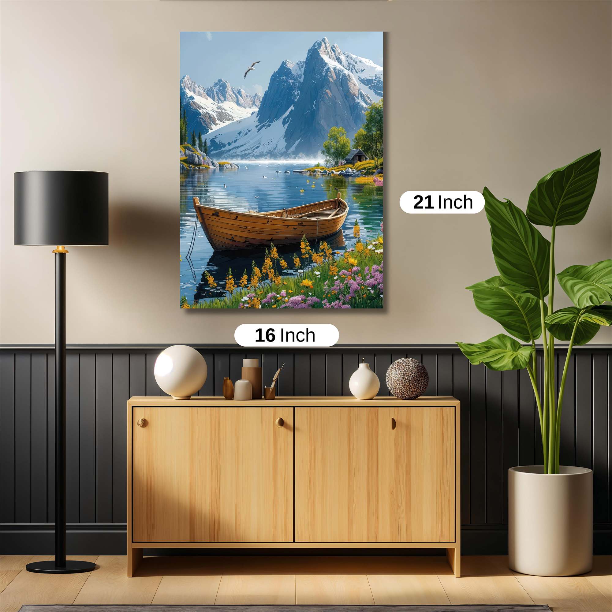 Mountain Serenity Safe Wall Magnetic / M
