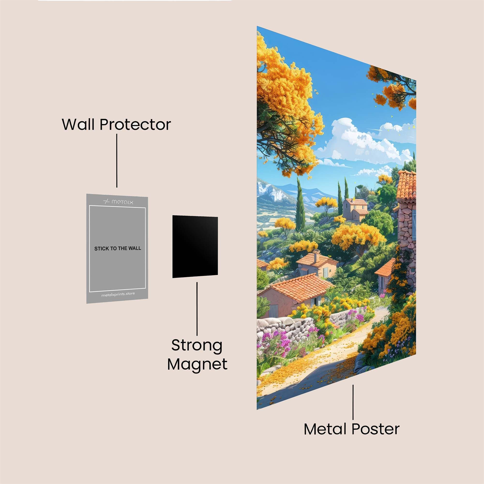 Provence Bliss Safe Wall Magnetic / M