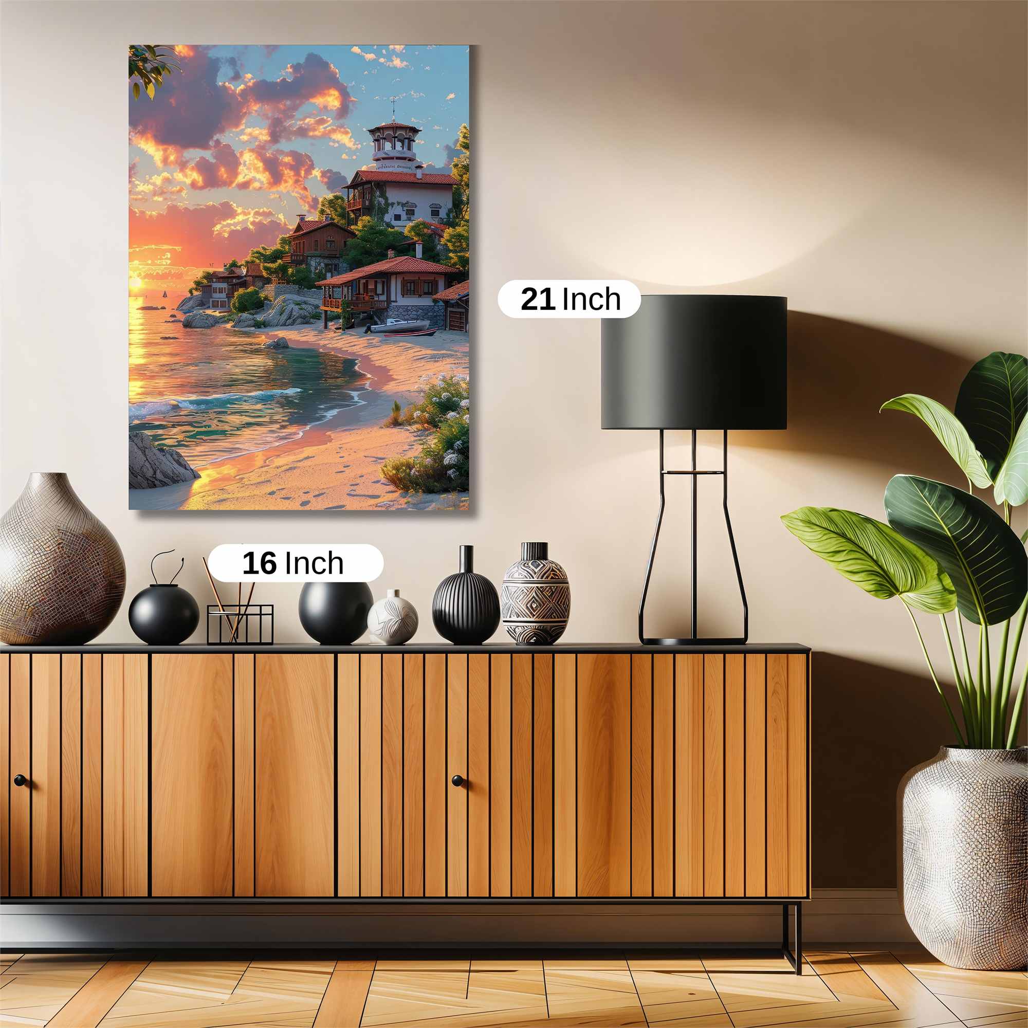 Sunset Serenity Safe Wall Magnetic / M