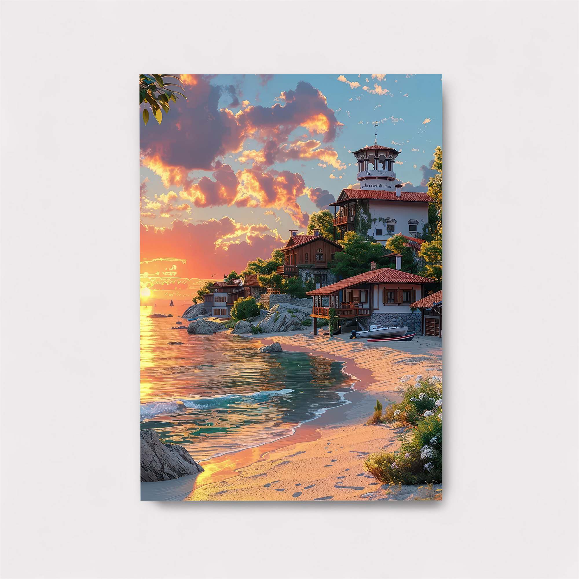 Sunset Serenity Safe Wall Magnetic / M