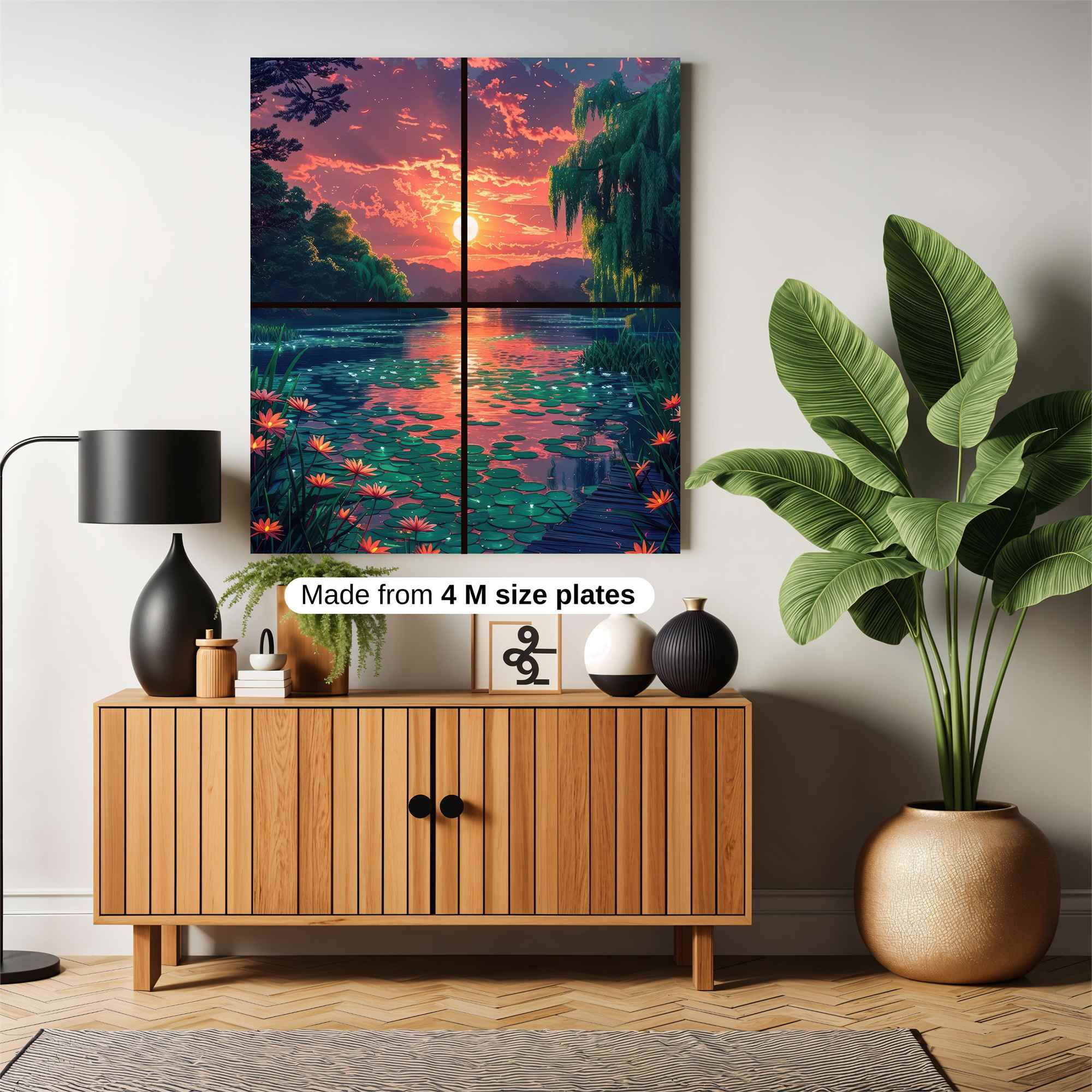Sunset Serenity Safe Wall Magnetic / M