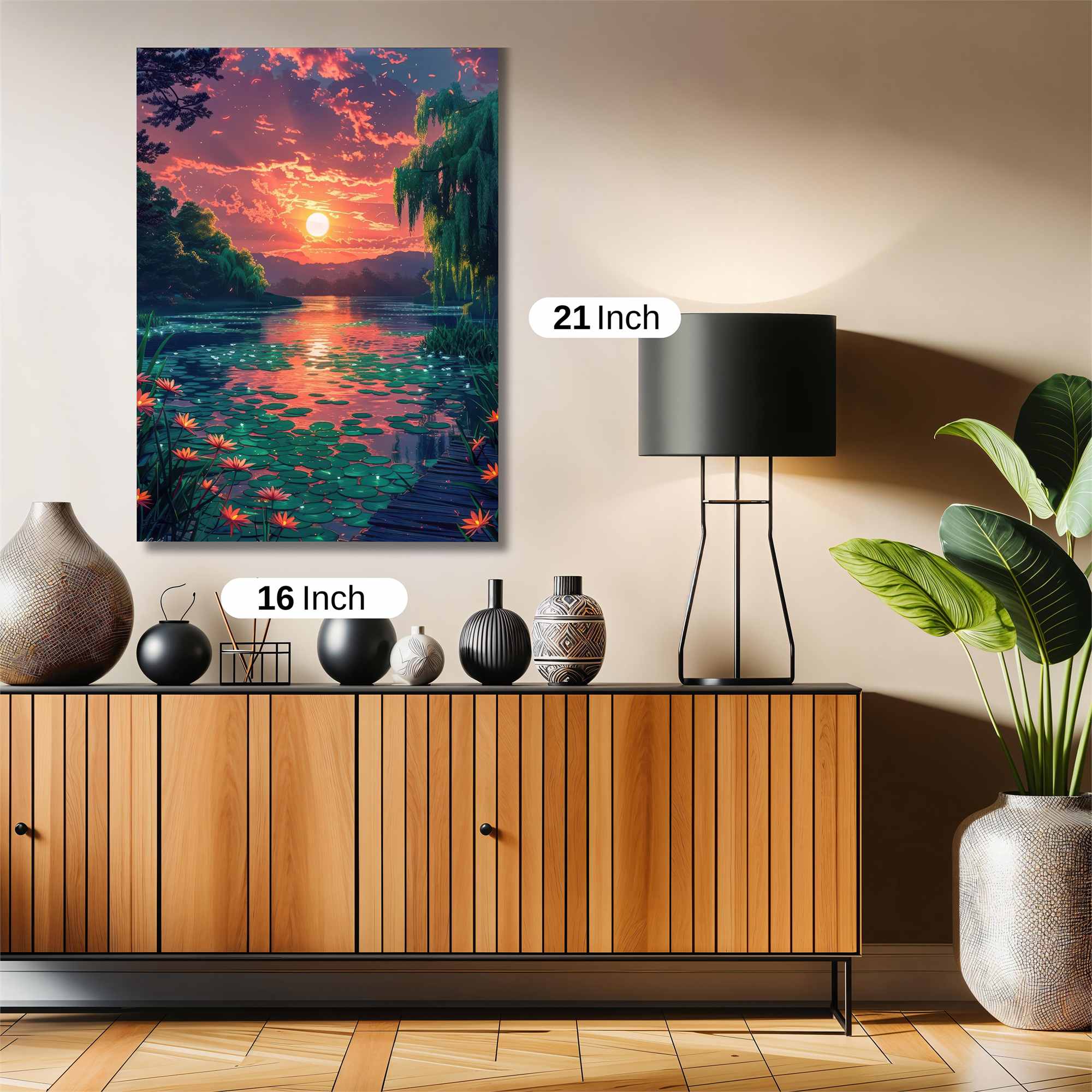 Sunset Serenity Safe Wall Magnetic / M