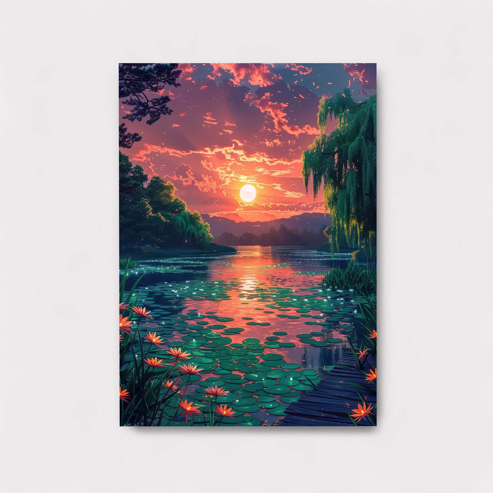 Sunset Serenity Safe Wall Magnetic / M