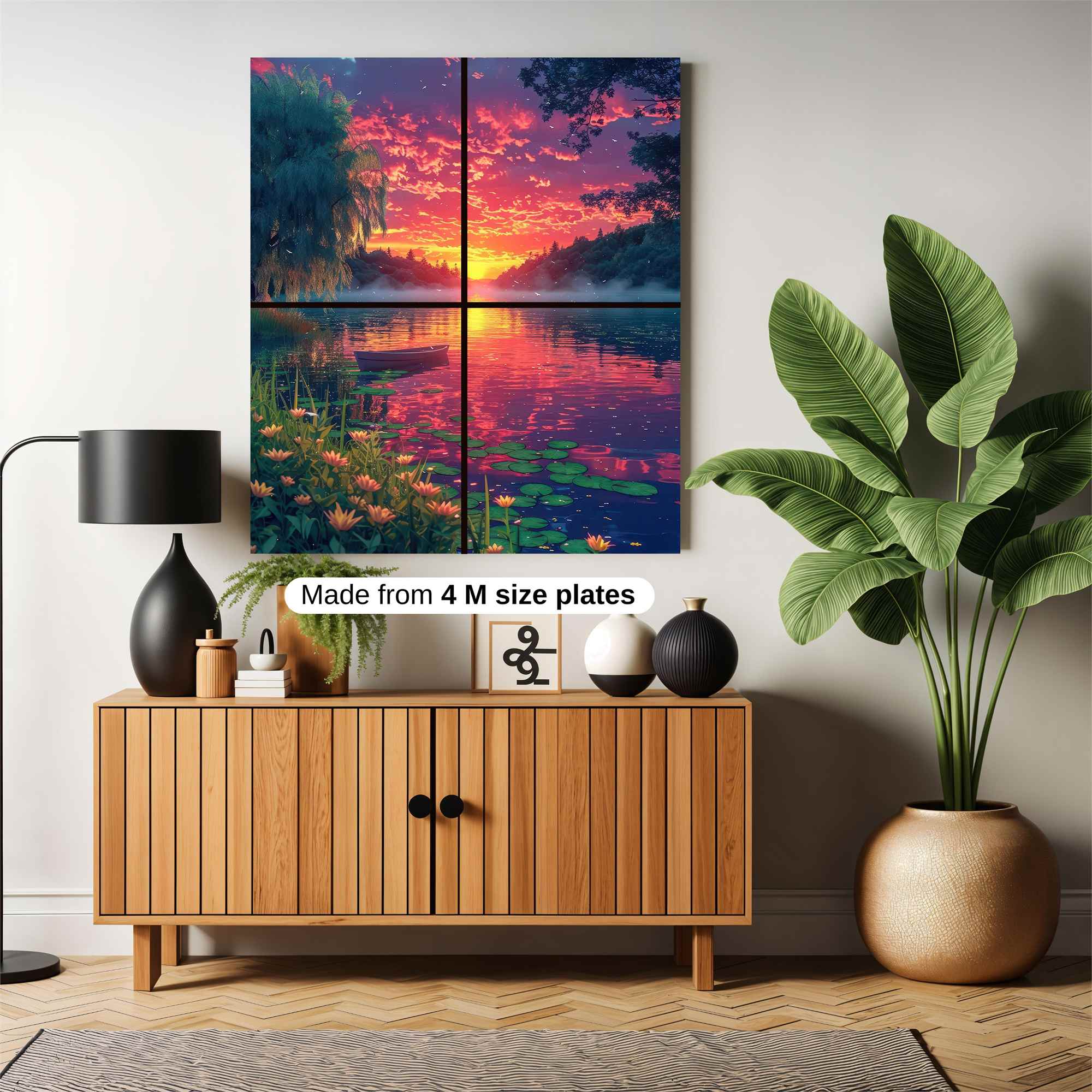 Sunset Serenity Safe Wall Magnetic / M