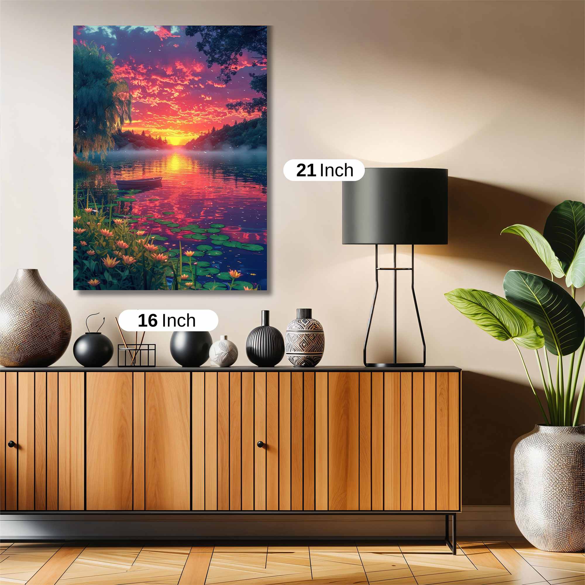 Sunset Serenity Safe Wall Magnetic / M