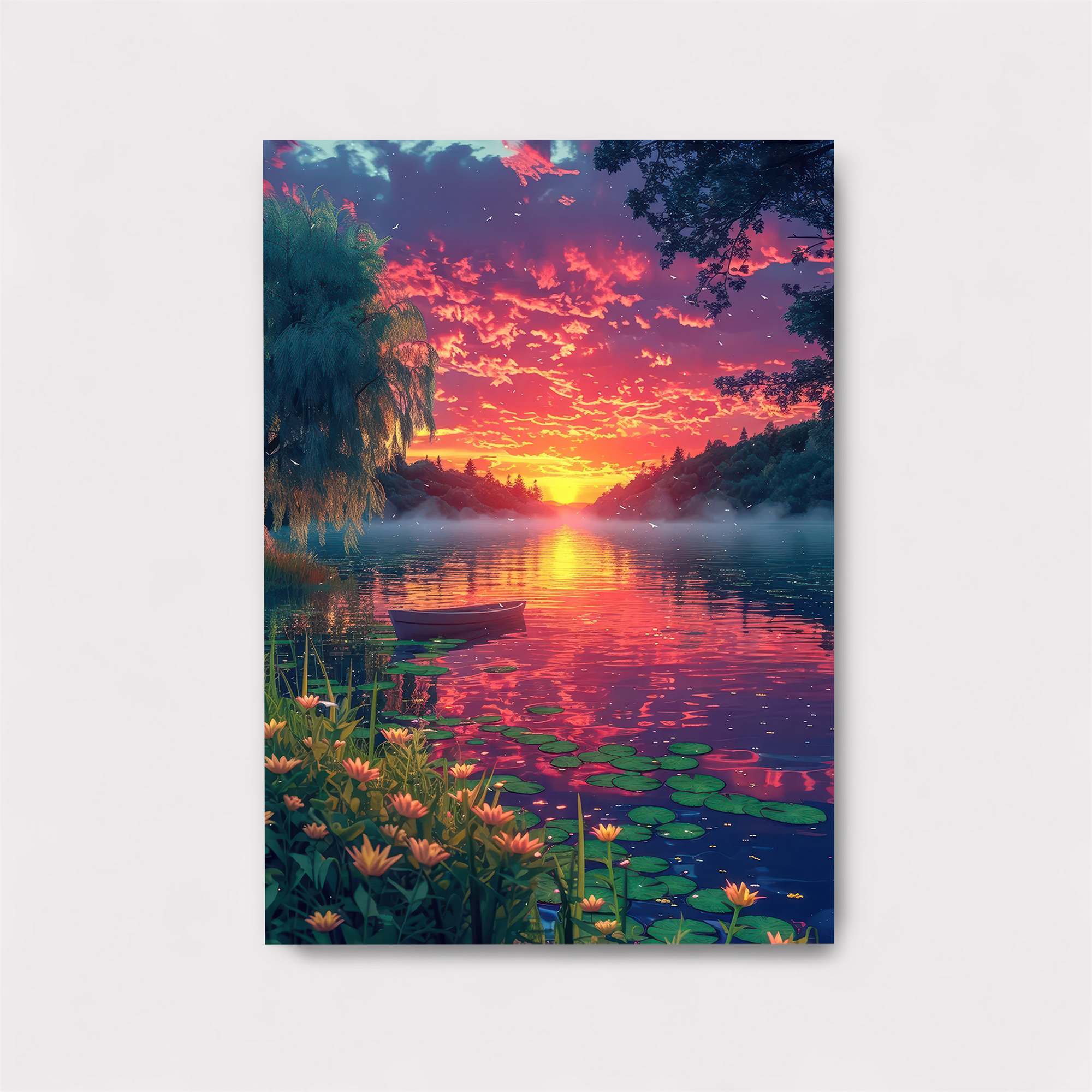 Sunset Serenity Safe Wall Magnetic / M