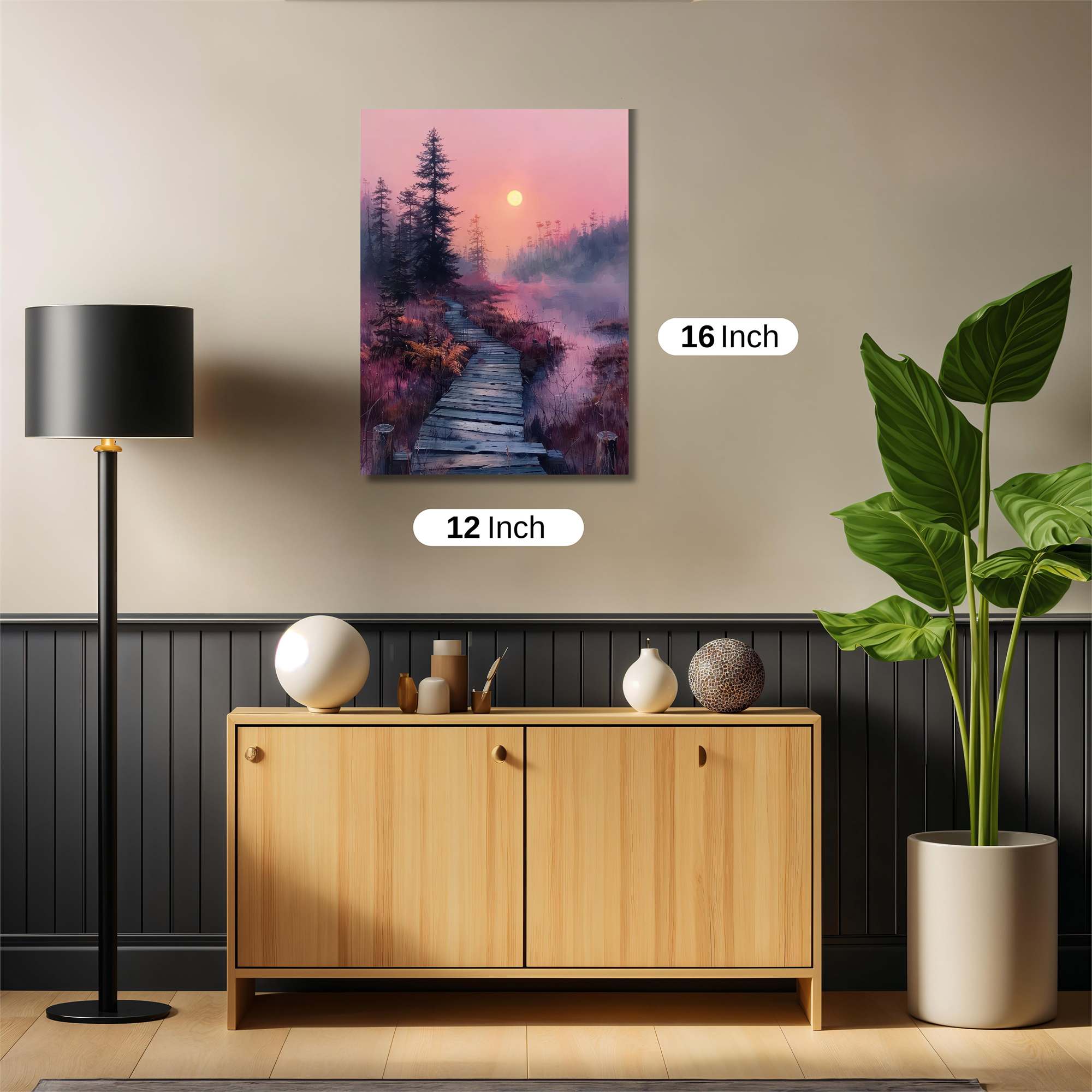 Sunset Serenity Safe Wall Magnetic / M