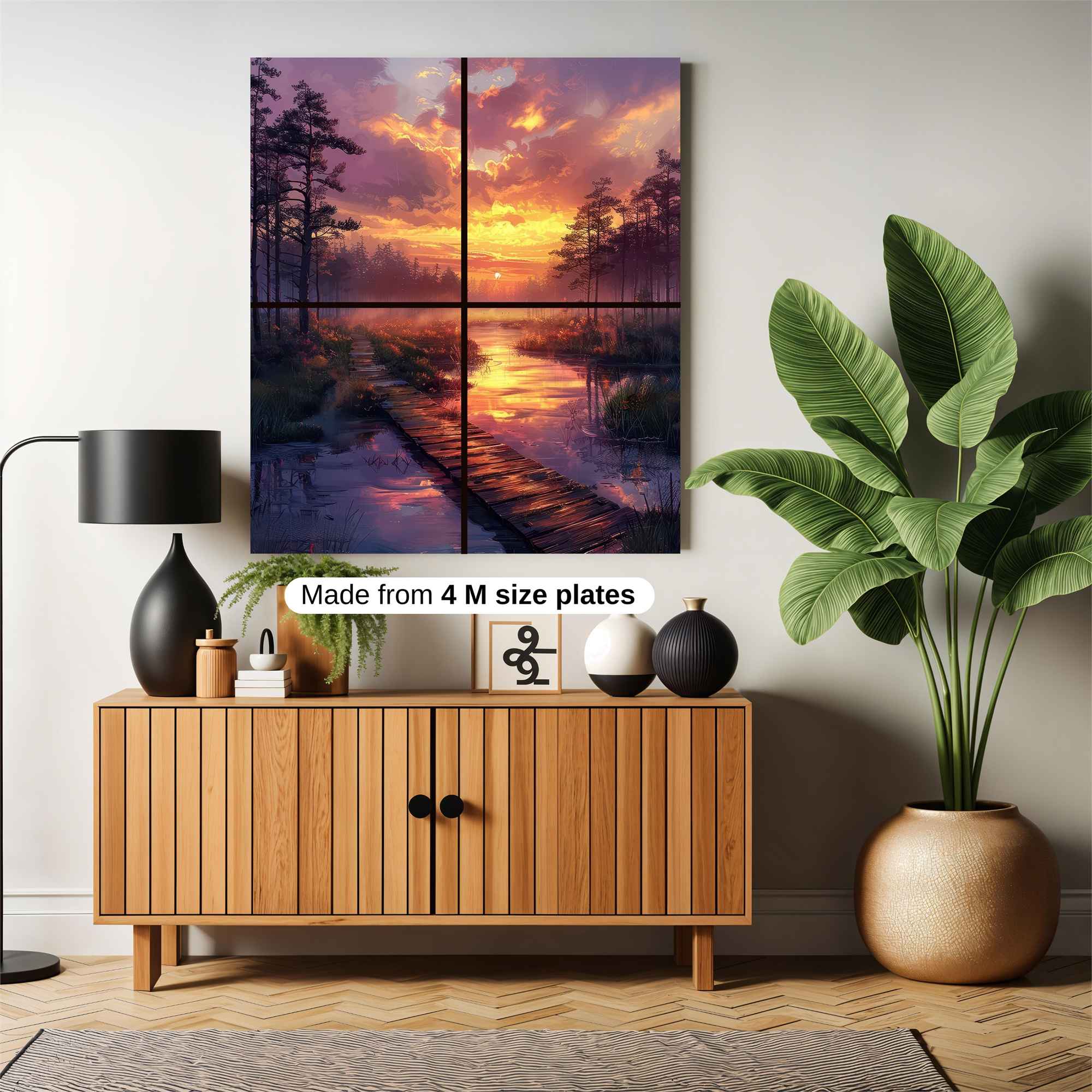 Sunset Serenity Safe Wall Magnetic / M