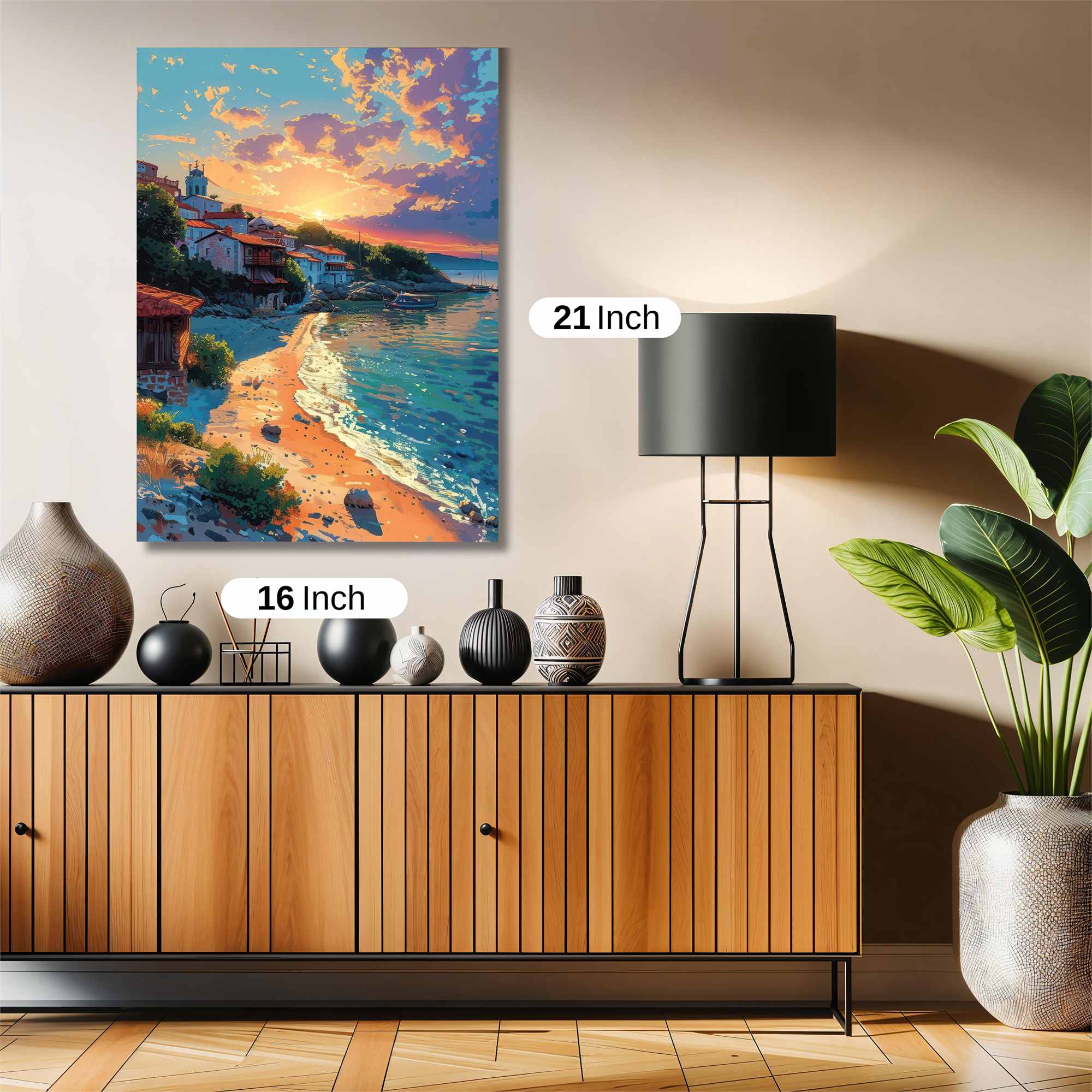 Sunset Serenity Safe Wall Magnetic / M
