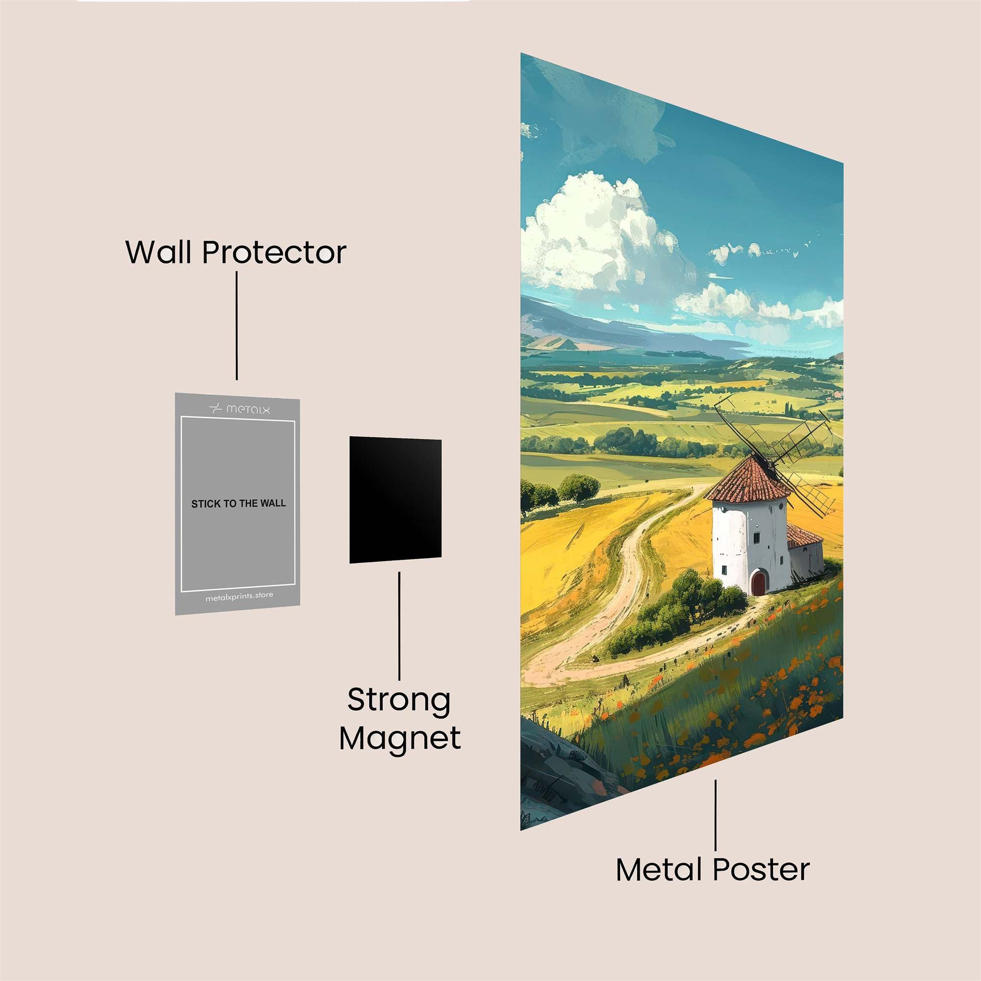 Windmill Serenity Safe Wall Magnetic / M