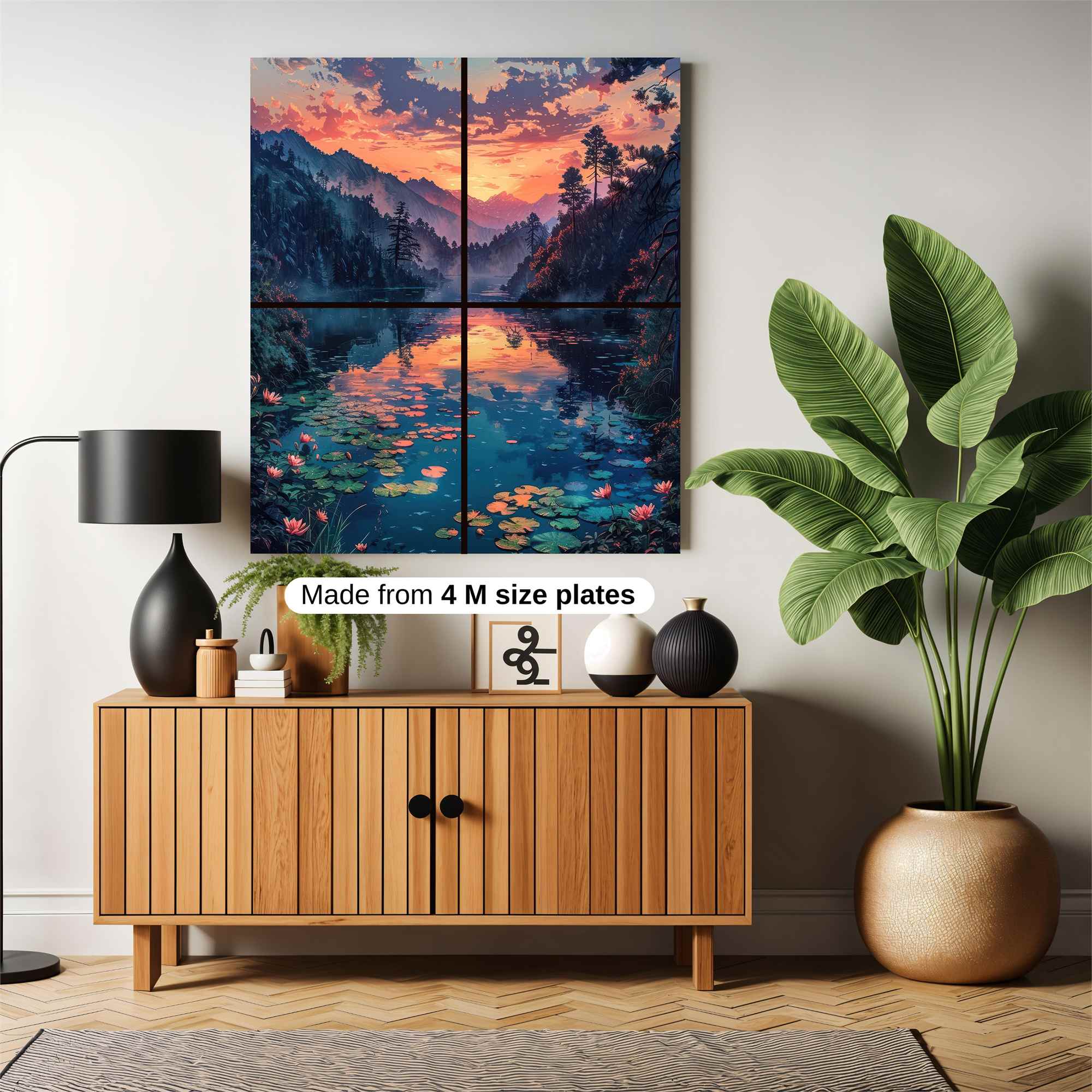 Sunset Serenity Safe Wall Magnetic / M