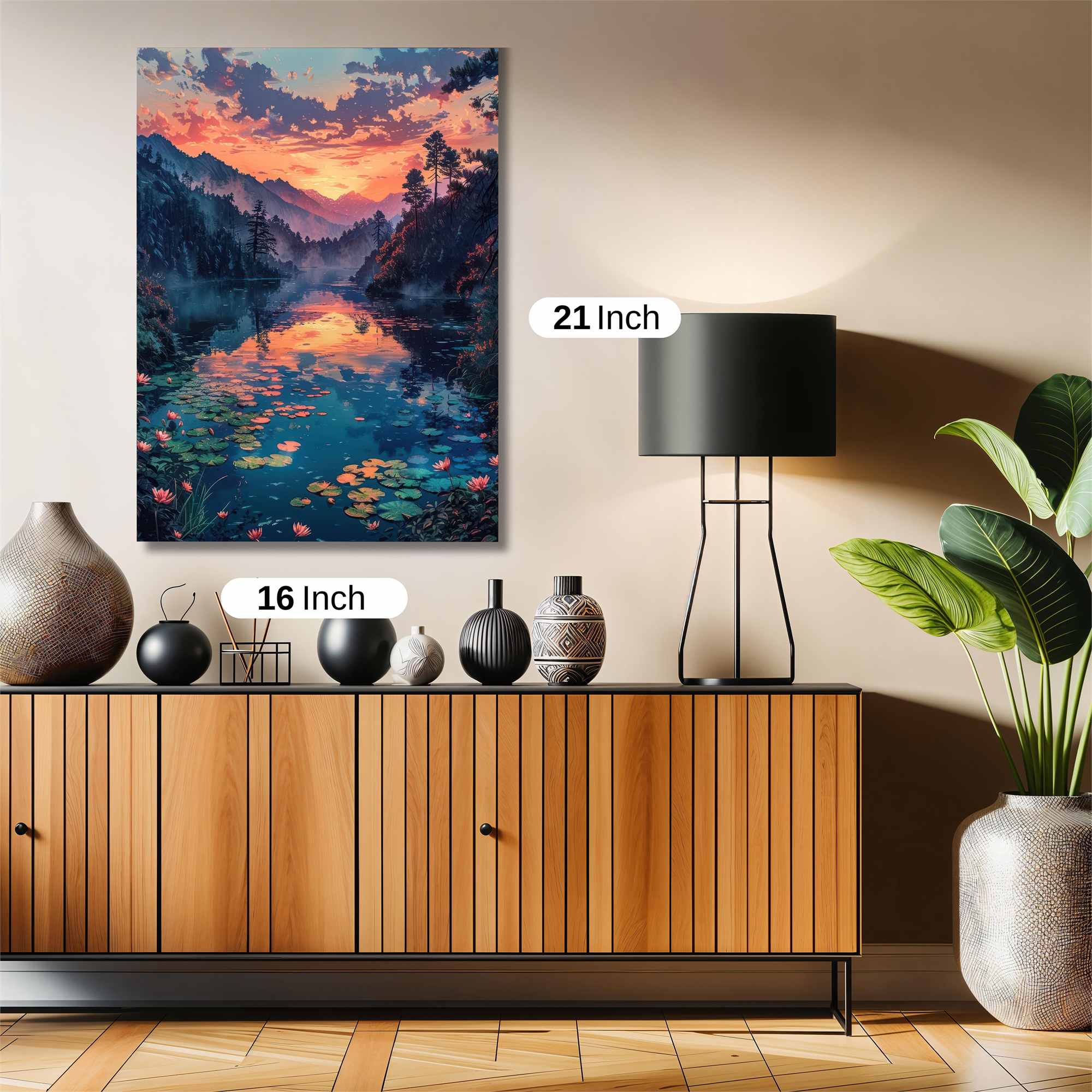 Sunset Serenity Safe Wall Magnetic / M