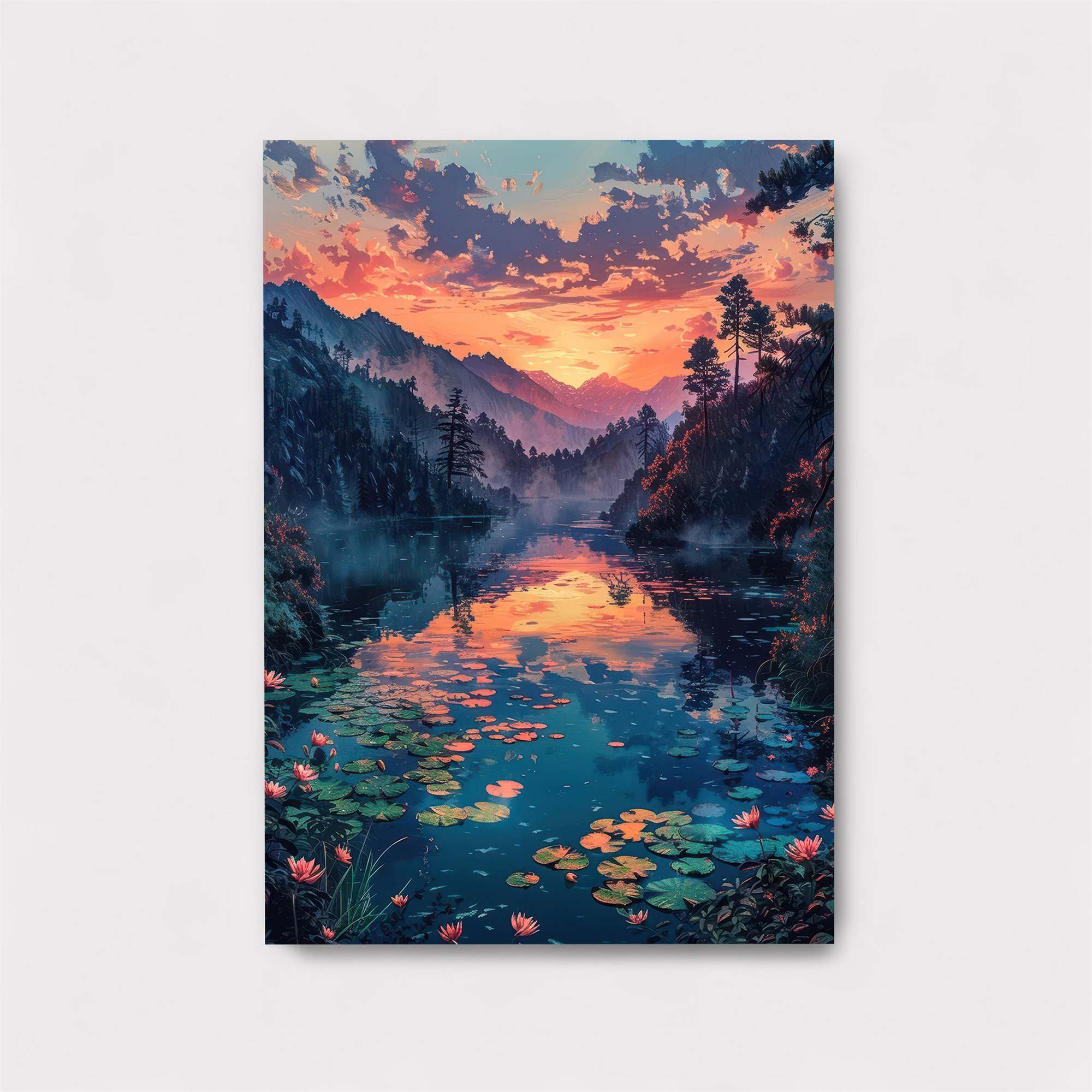 Sunset Serenity Safe Wall Magnetic / M