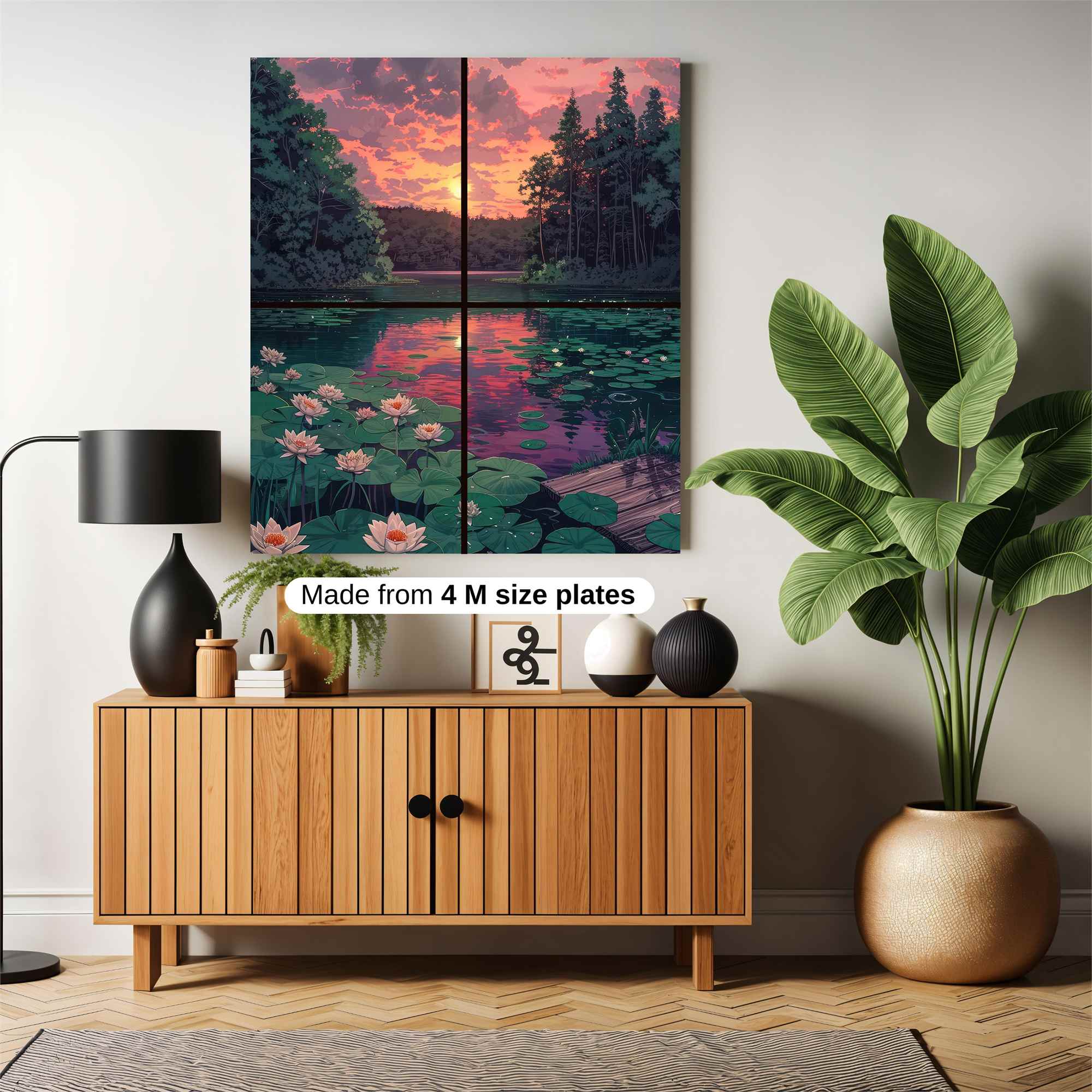 Sunset Serenity Safe Wall Magnetic / M