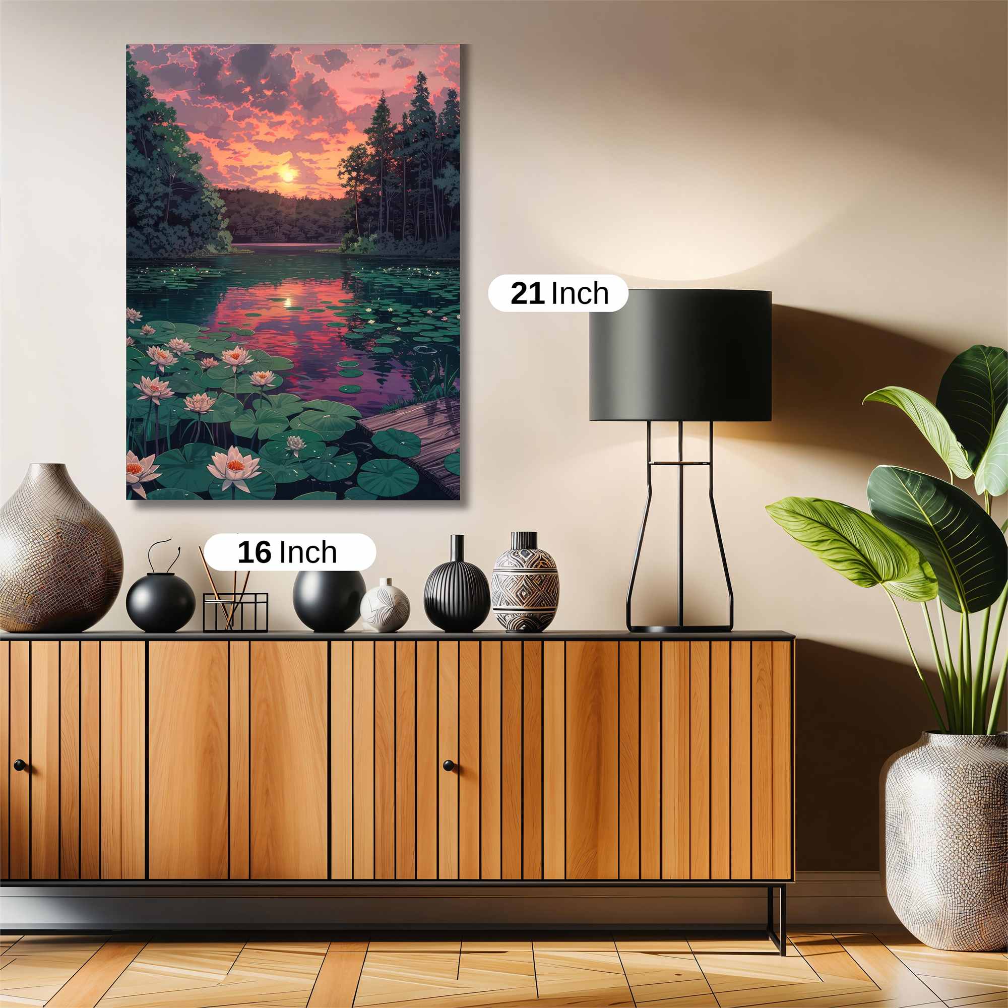 Sunset Serenity Safe Wall Magnetic / M